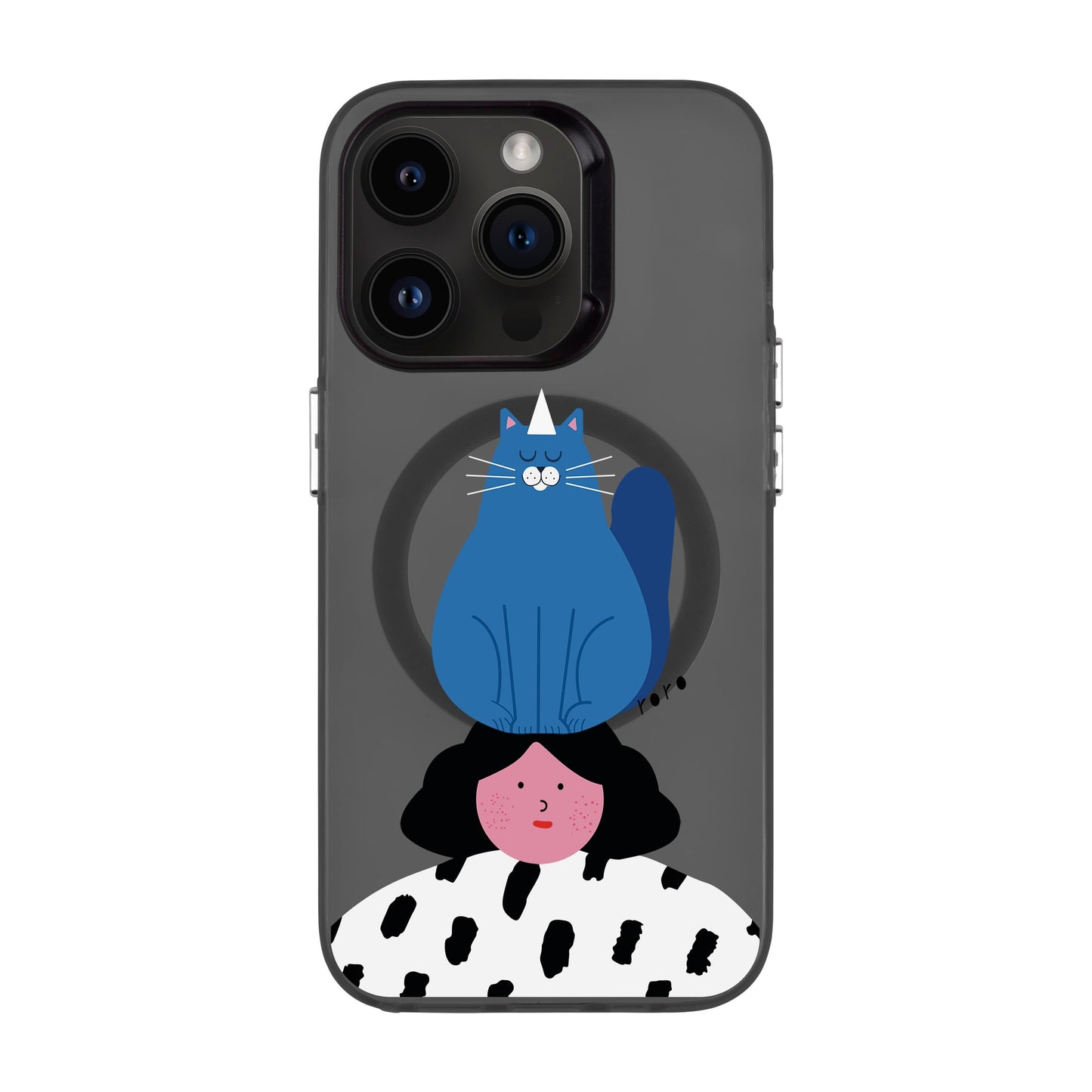 NAUGHTY CAT-iPhone 14 Pro Hold Kılıf MagSafe Özellikli