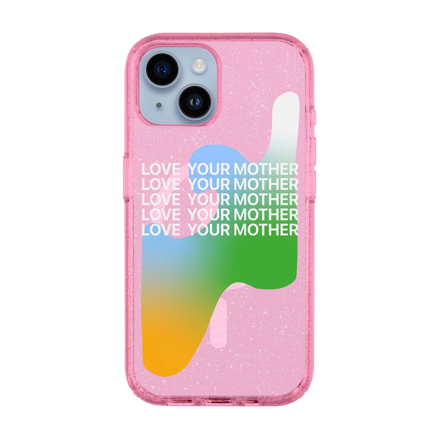 LOVE YOUR MOTHER-iPhone 14 Shiny Kılıf MagSafe Özellikli