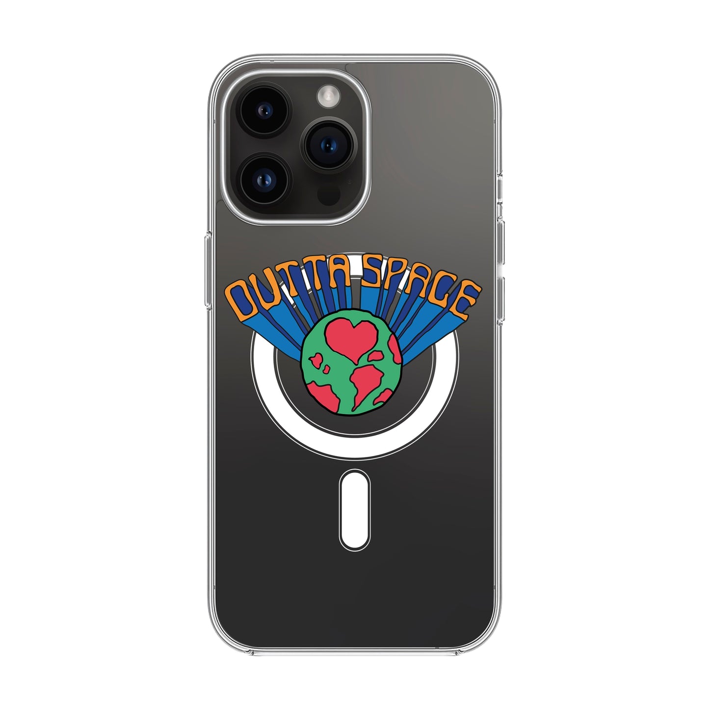 OUTTA SPACE-iPhone 14 Pro Max Solid Kılıf MagSafe Özellikli
