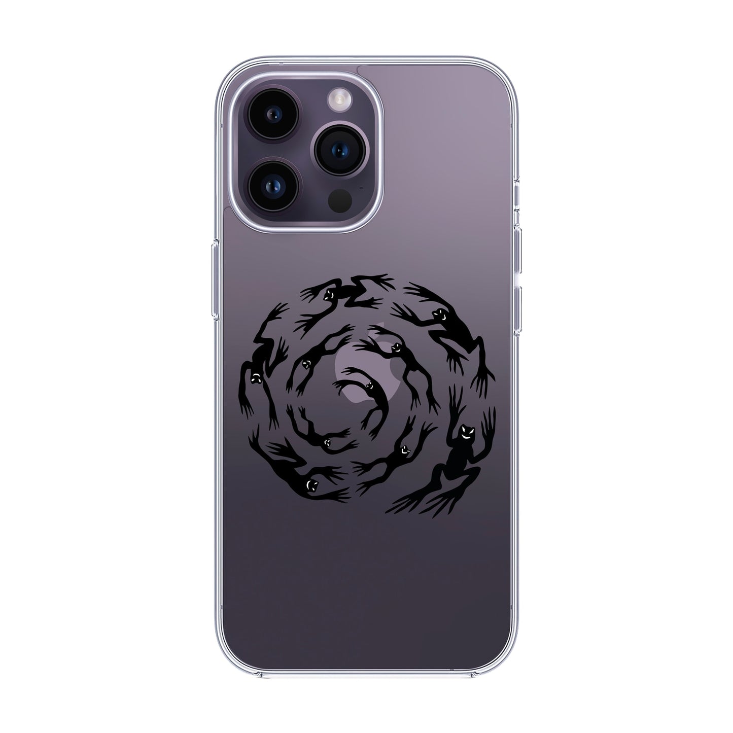 SWIRLING FROGS-iPhone 15 Pro Max Solid Kılıf