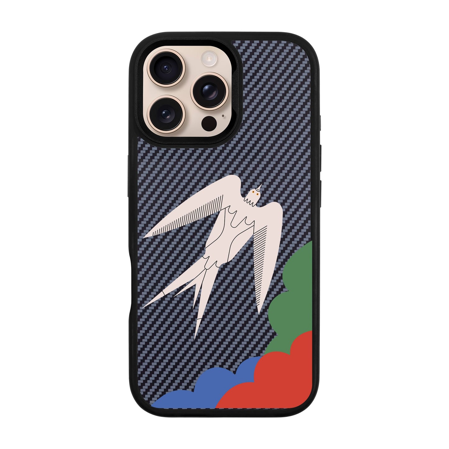 L’OISEAU LIBRE-iPhone 16 Pro Max Plaid Kılıf MagSafe Özellikli