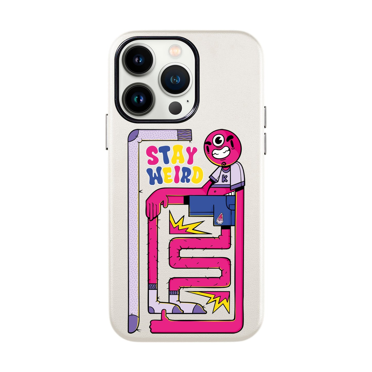 OG TOOTHY-iPhone 13 Pro Max Leather Kılıf