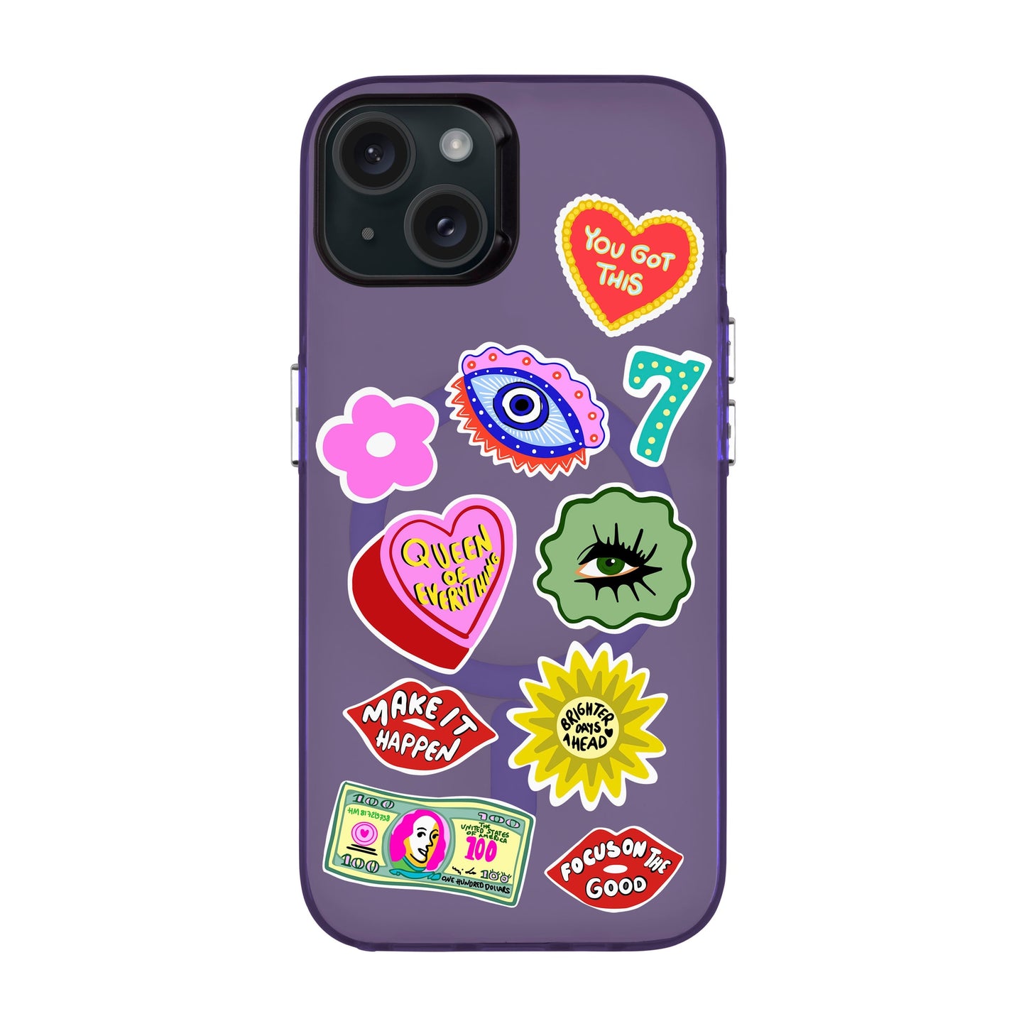 HM STICKERS-iPhone 15 Plus Hold Kılıf MagSafe Özellikli