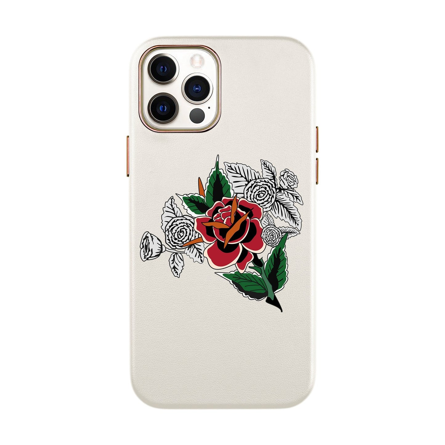 DRY ROSE-iPhone XR Leather Kılıf