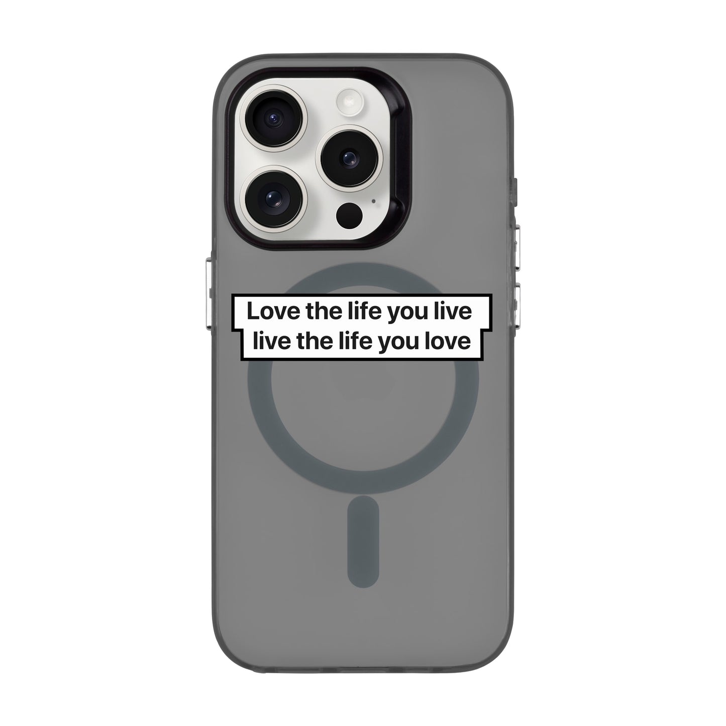 LOVE THE LIFE-iPhone 15 Pro Hold Kılıf MagSafe Özellikli