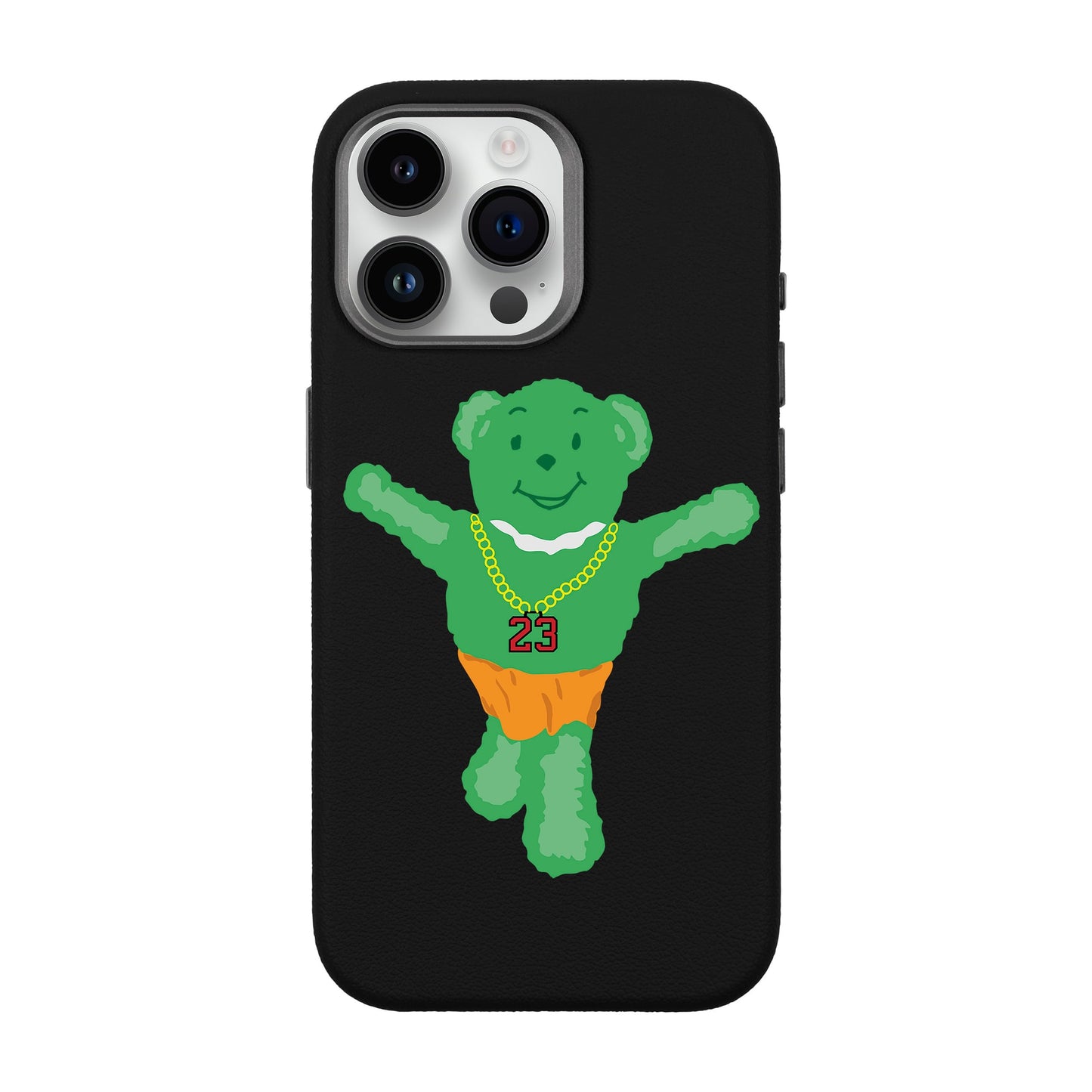 GREEN BEAR-iPhone 14 Pro Max Leather Premium Kılıf MagSafe Özellikli