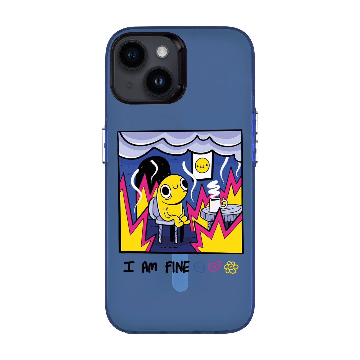 I AM FINE-iPhone 14 Hold Kılıf MagSafe Özellikli