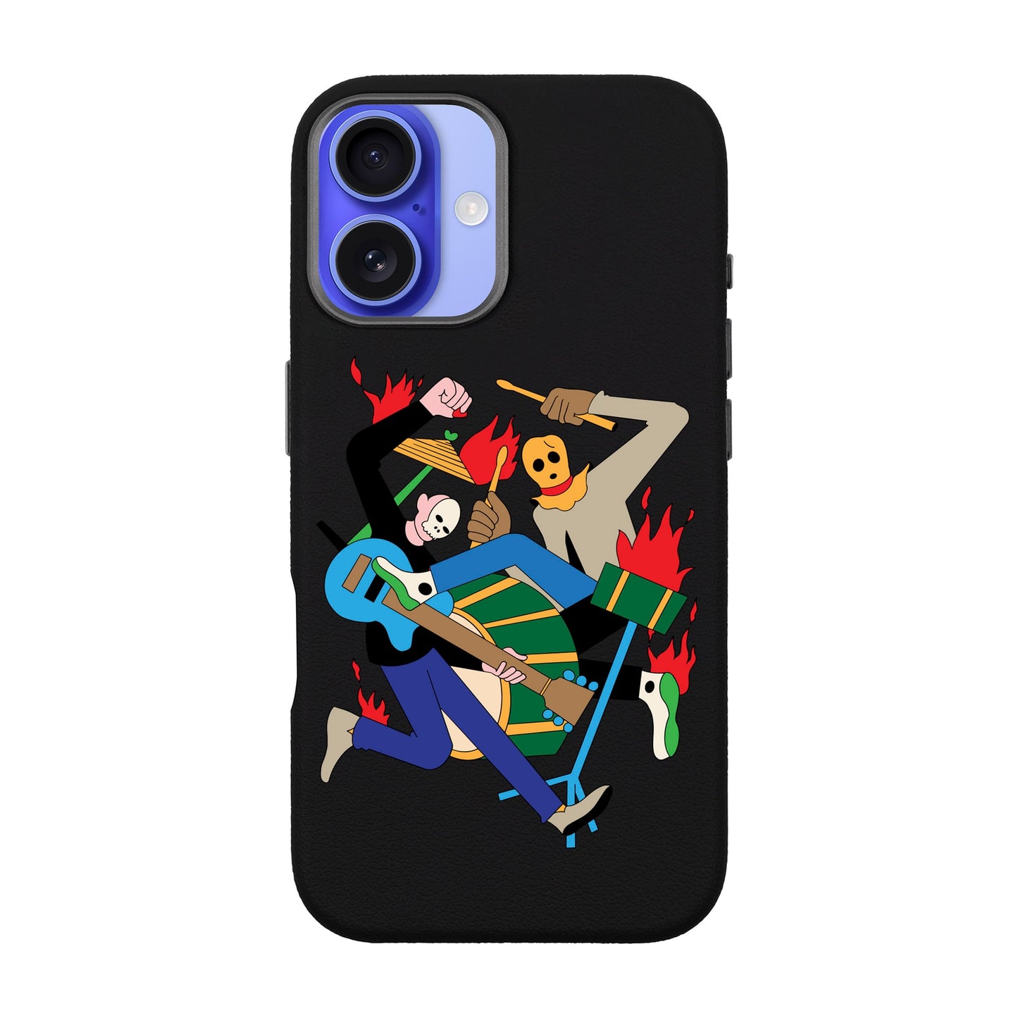 MONSTER MASH-iPhone 16 Plus Leather Premium Kılıf MagSafe Özellikli