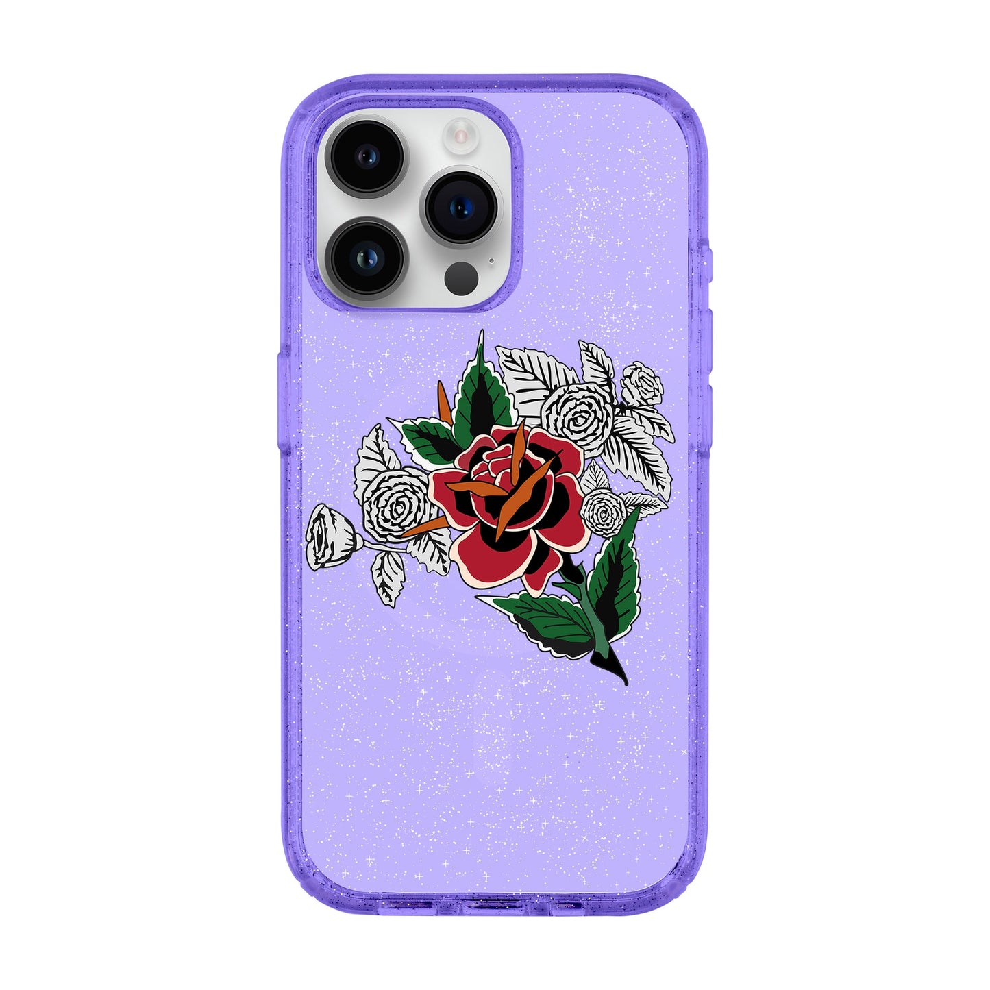 DRY ROSE-iPhone 14 Pro Max Shiny Kılıf MagSafe Özellikli