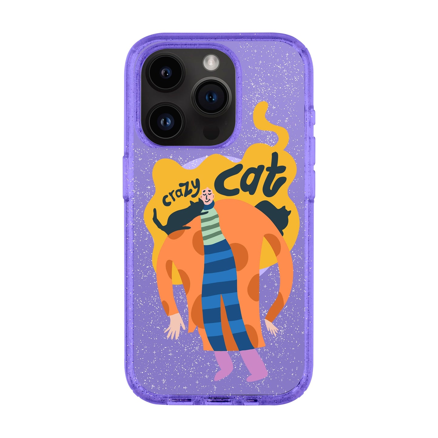 CRAZY CAT-iPhone 14 Pro Shiny Kılıf MagSafe Özellikli