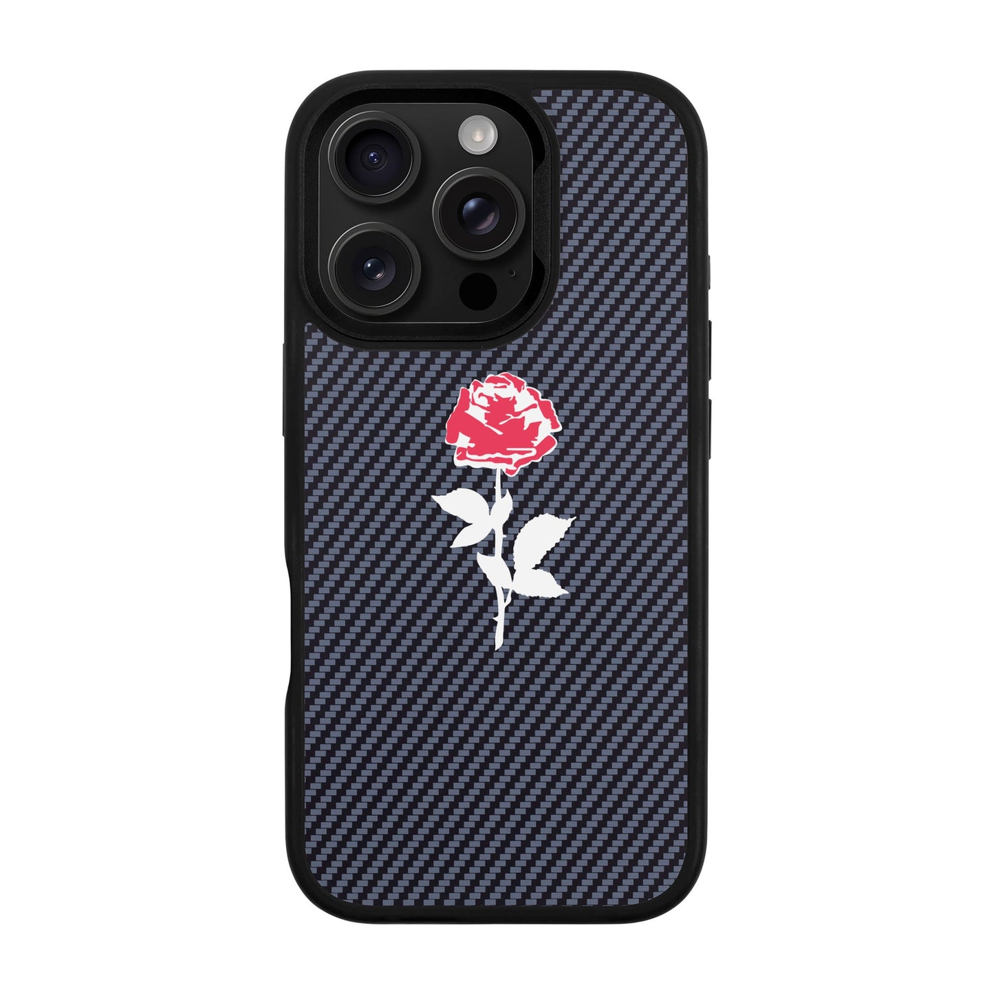 NATUREL ROSE-iPhone 16 Pro Plaid Kılıf MagSafe Özellikli