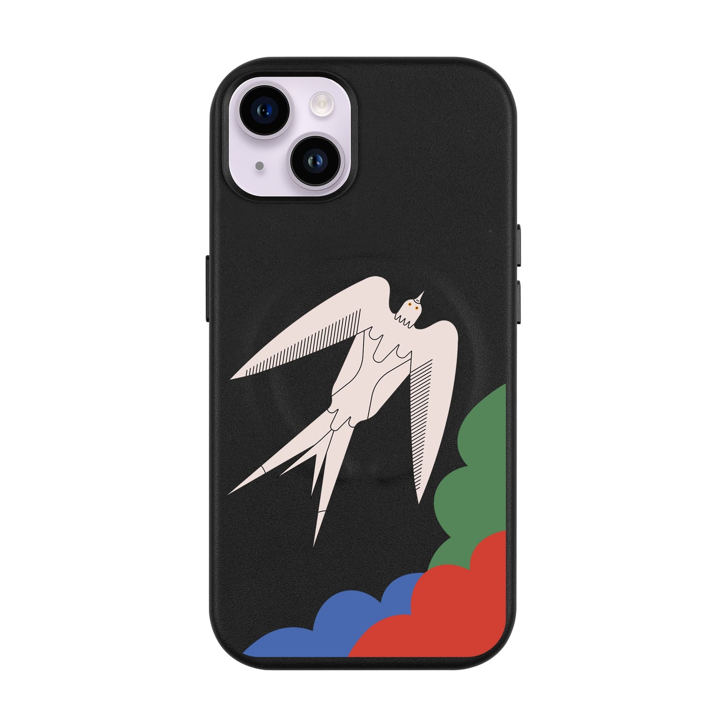 L’OISEAU LIBRE-iPhone 14 Plus Leather Kılıf MagSafe Özellikli