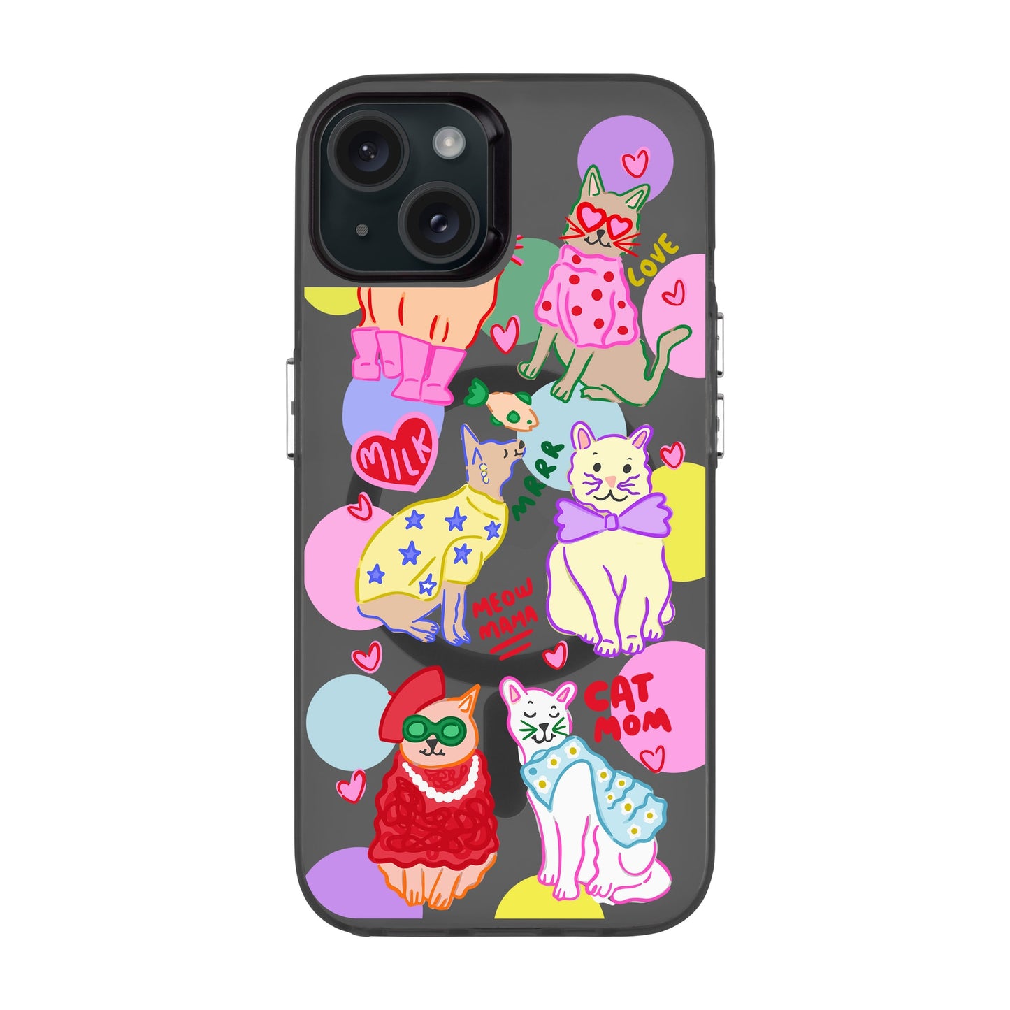 CAT MOM-iPhone 15 Plus Hold Kılıf MagSafe Özellikli