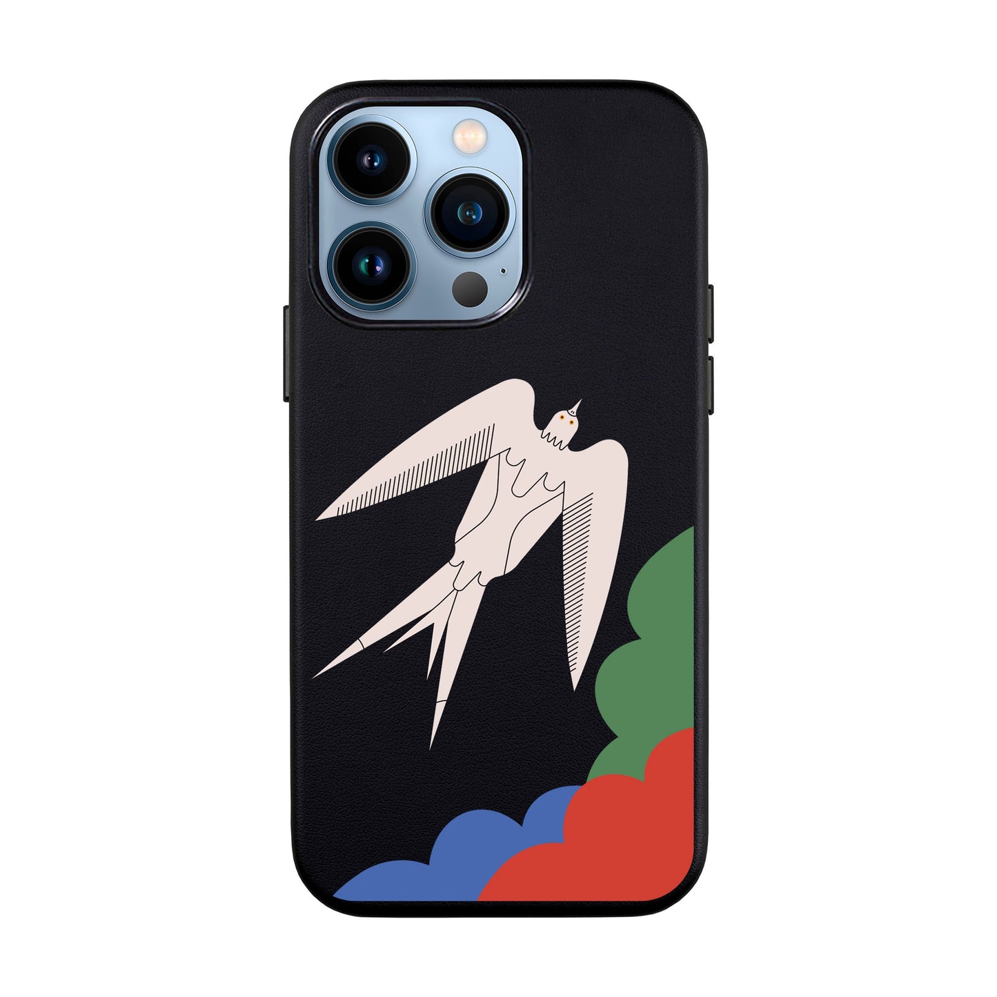 L’OISEAU LIBRE-iPhone 13 Pro Max Leather Kılıf