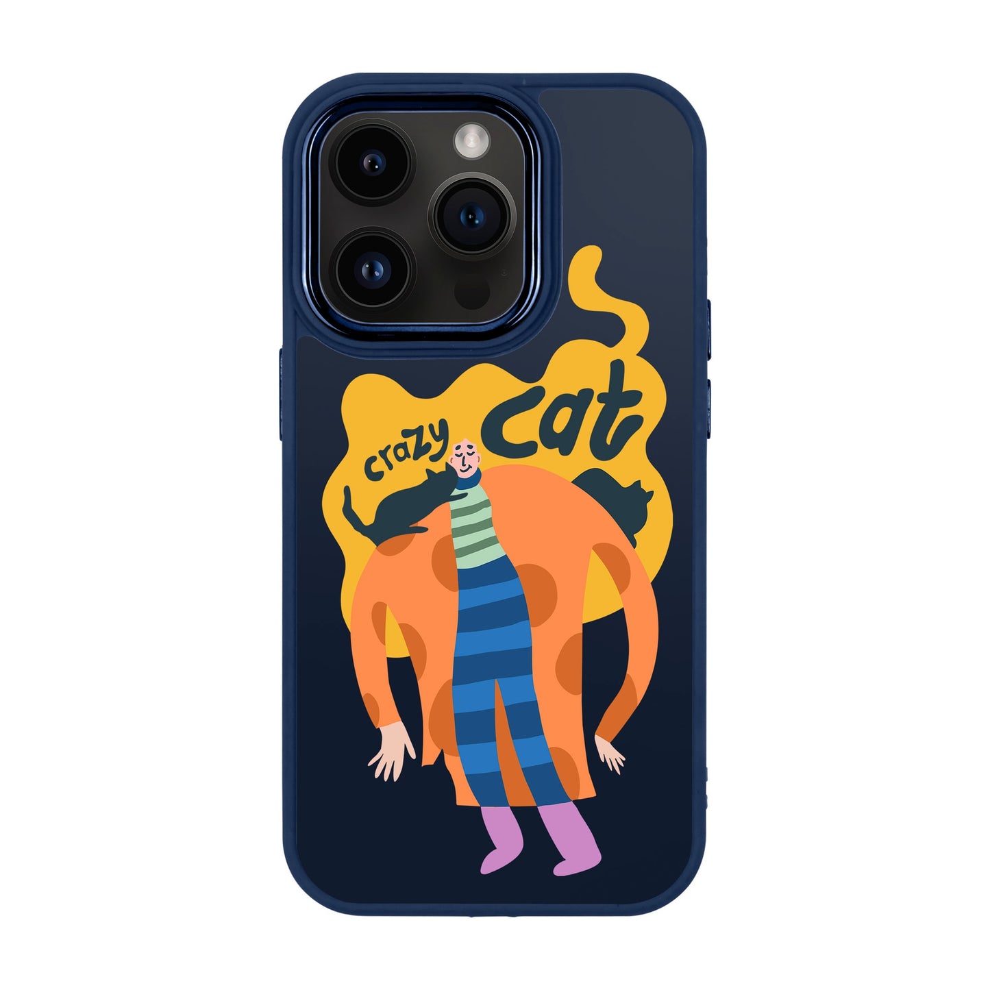CRAZY CAT-iPhone 14 Pro Proof Kılıf