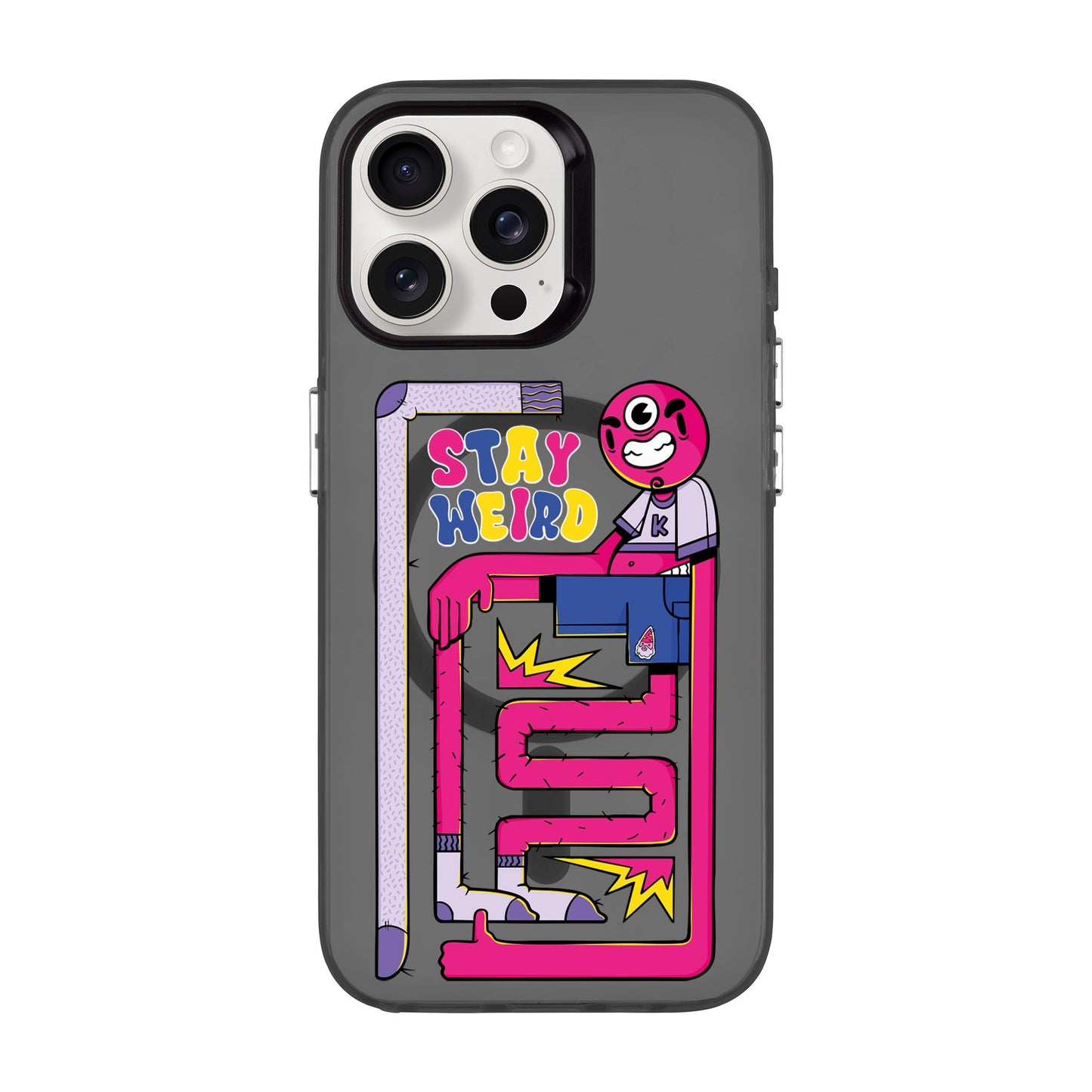 OG TOOTHY-iPhone 15 Pro Max Hold Kılıf MagSafe Özellikli