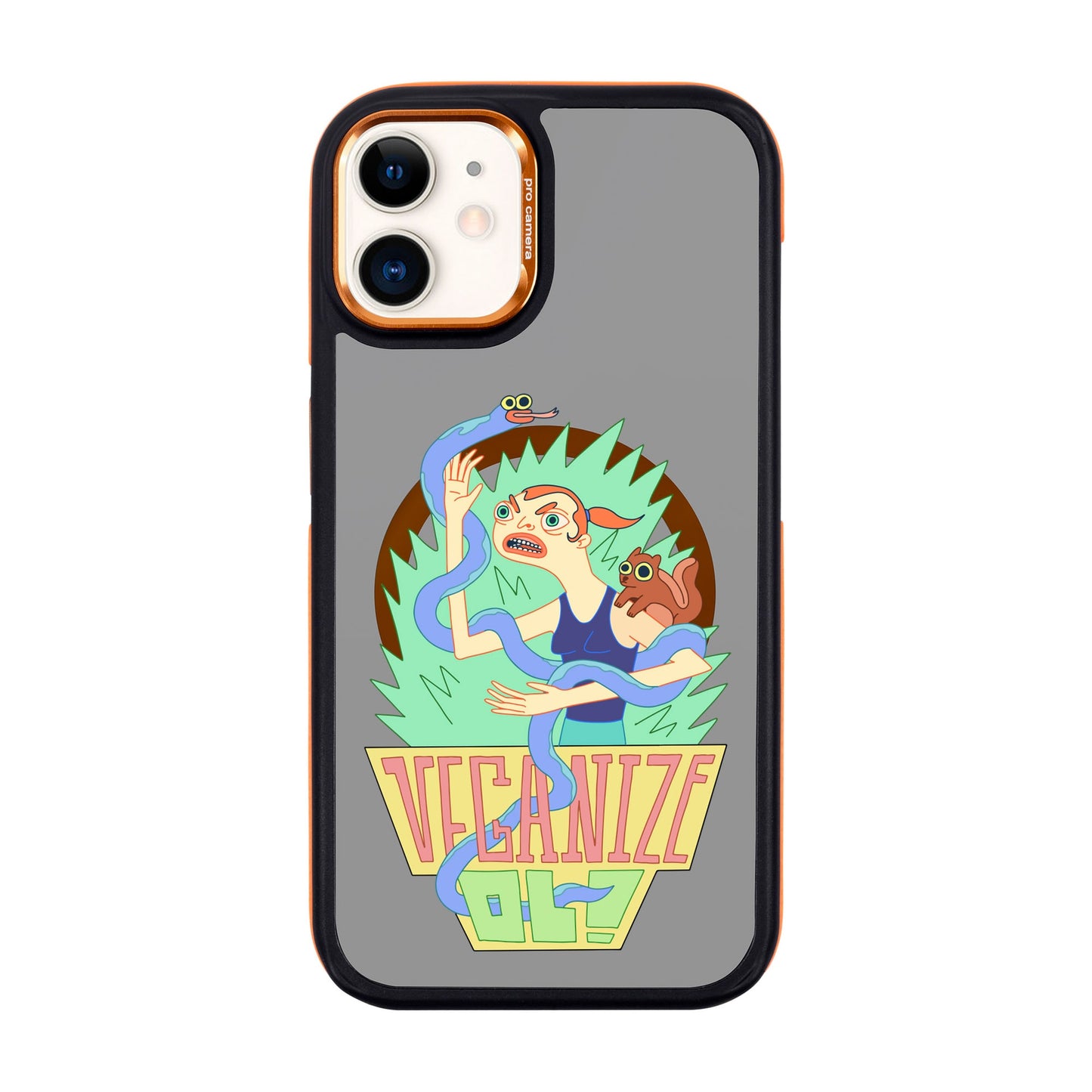 VEGANİZE-iPhone 11 Dark Kılıf MagSafe Özellikli