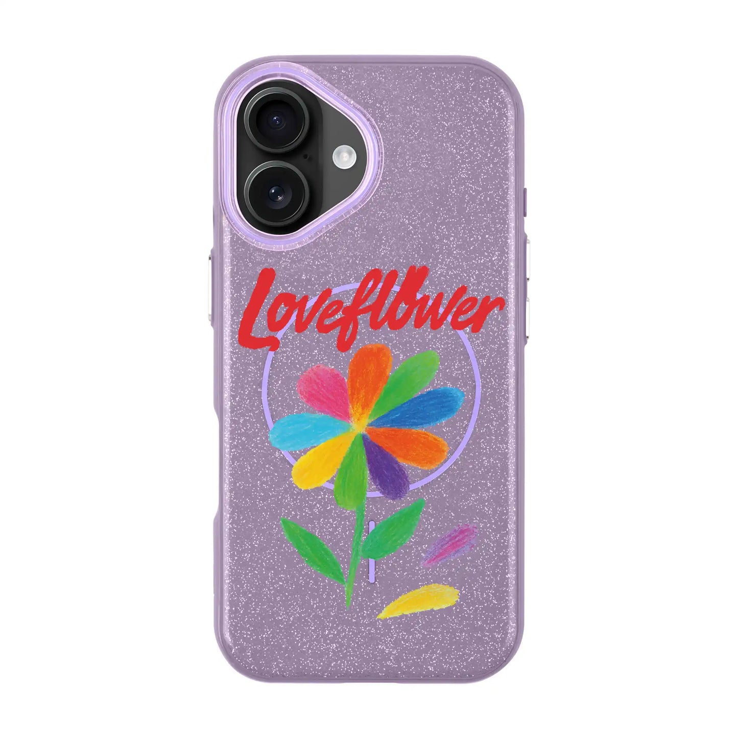 LOVE FLOWER-iPhone 16 Radiant Kılıf MagSafe Özellikli