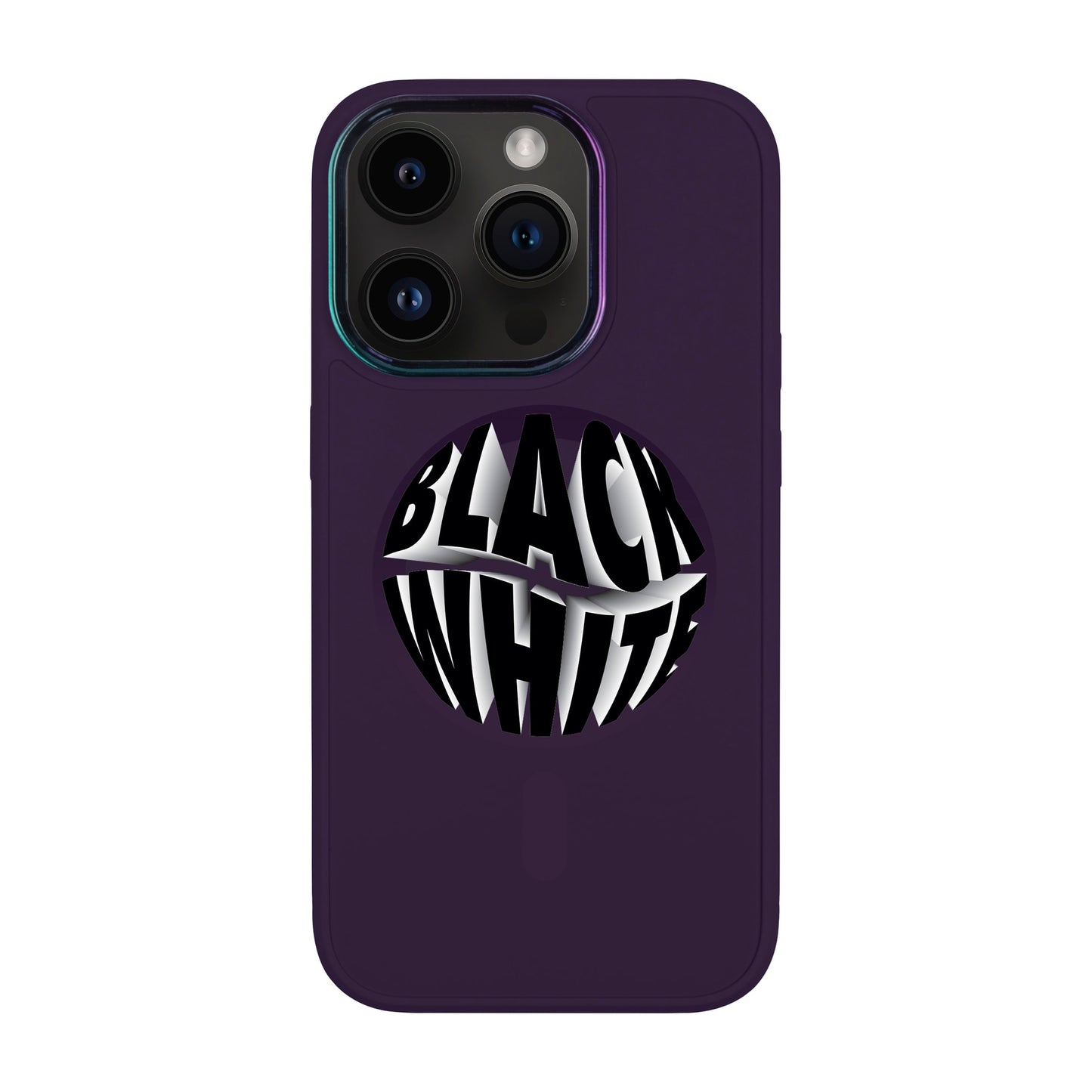 BLACK WHITE-iPhone 13 Pro Vigor Kılıf MagSafe Özellikli