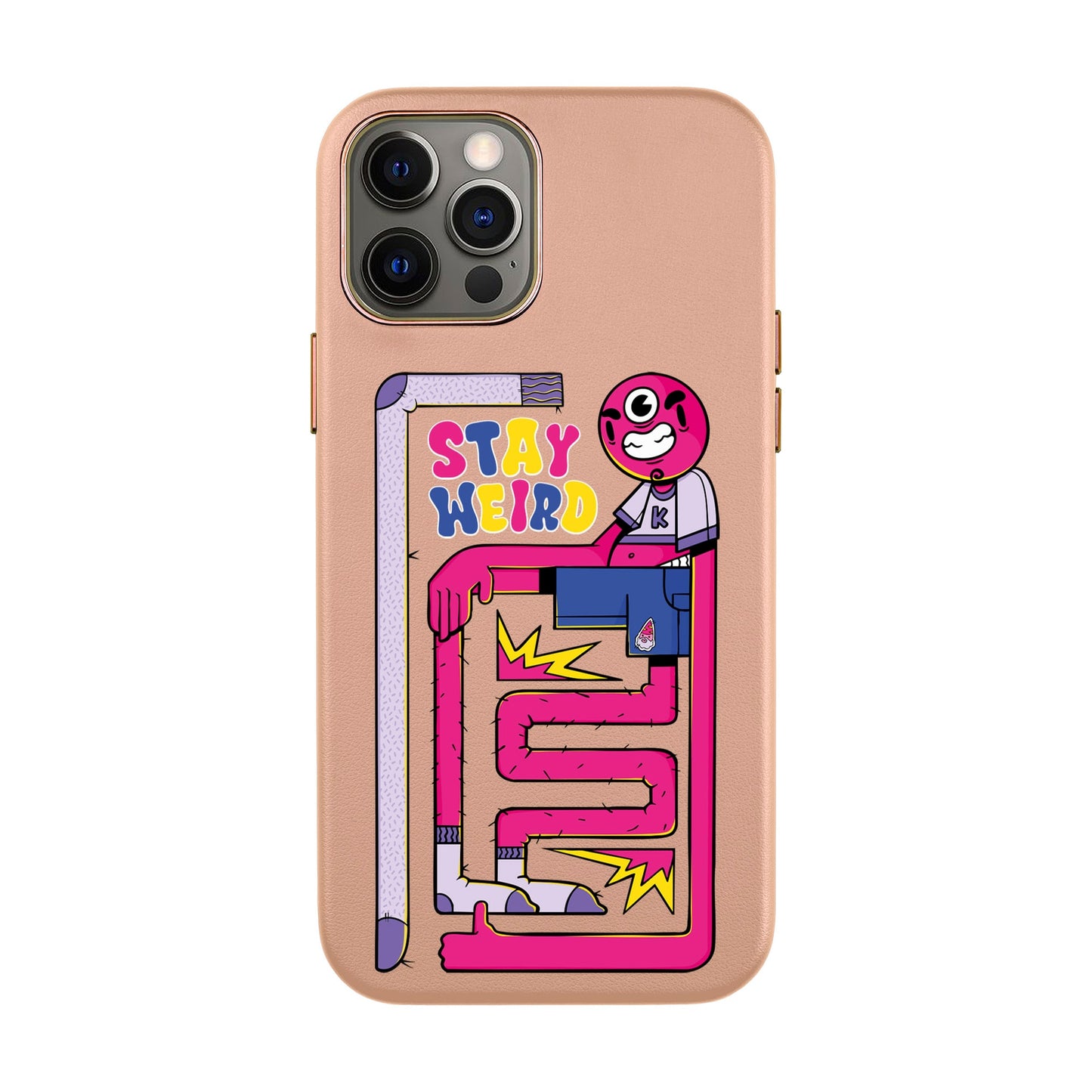 OG TOOTHY-iPhone XR Leather Kılıf