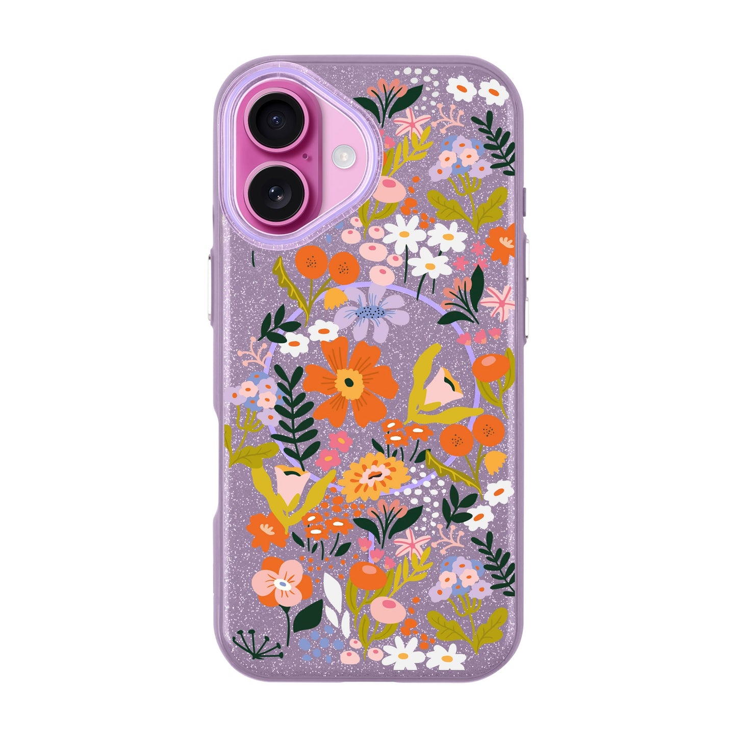 FLOWER-iPhone 16 Radiant Kılıf MagSafe Özellikli