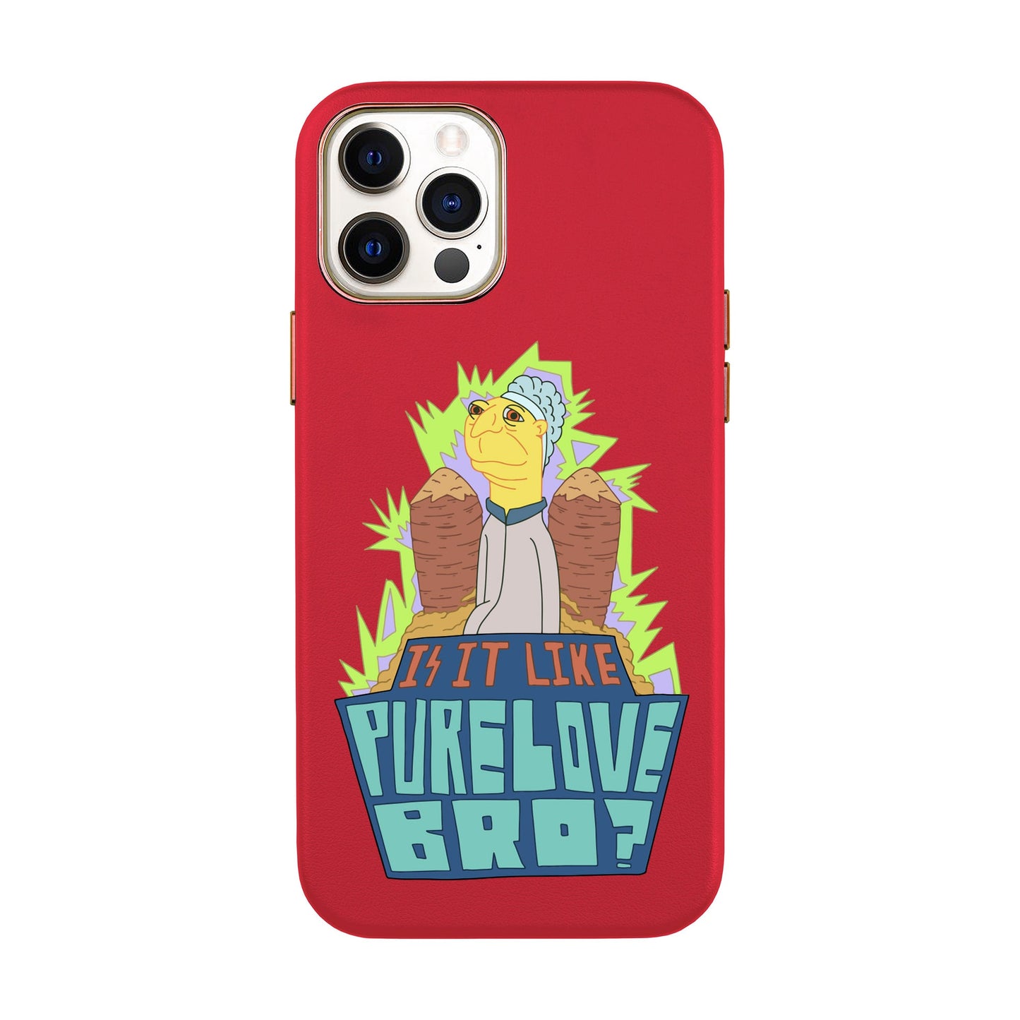 PURE LOVE-iPhone 11 Pro Max Leather Kılıf