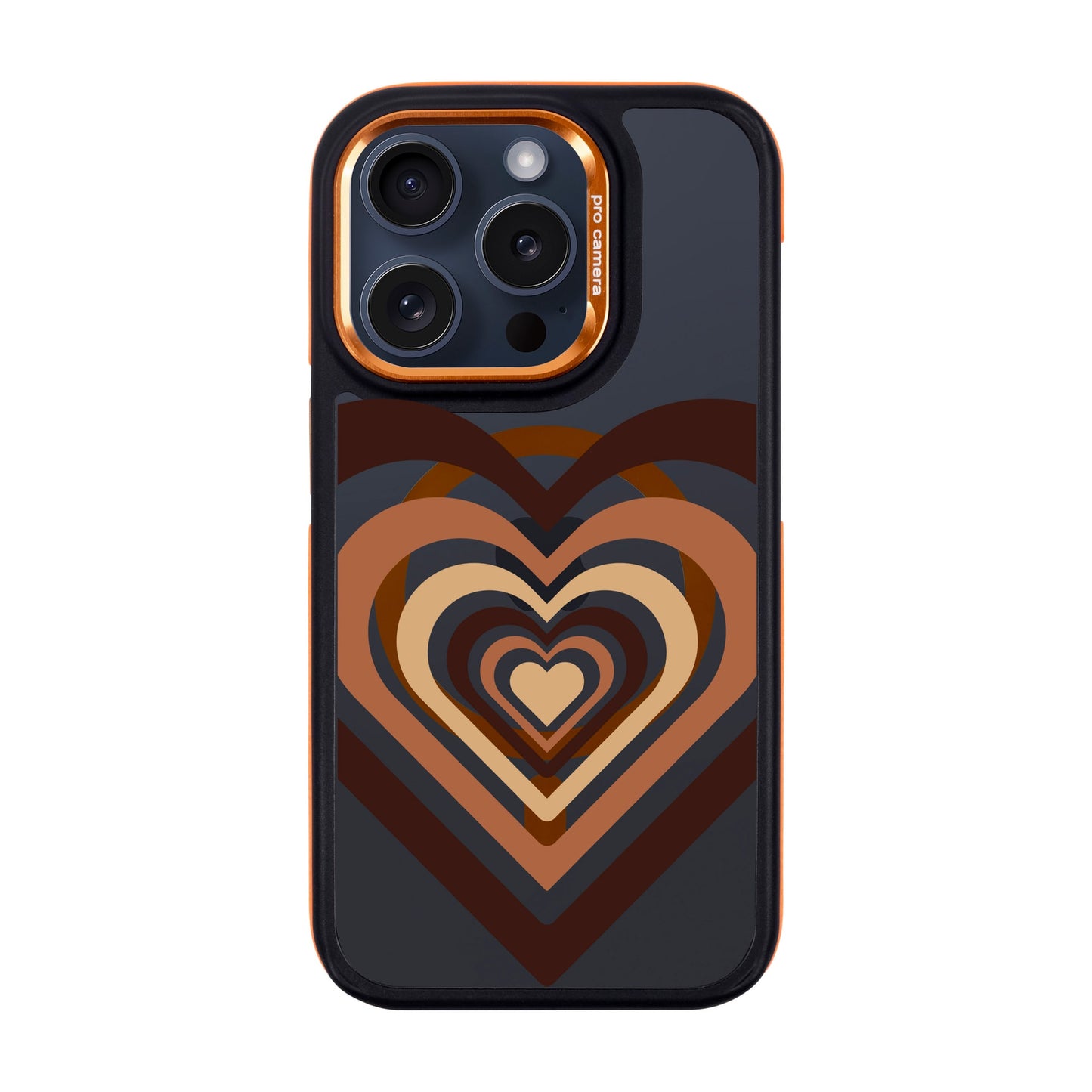 HEART-iPhone 15 Pro Dark Kılıf MagSafe Özellikli