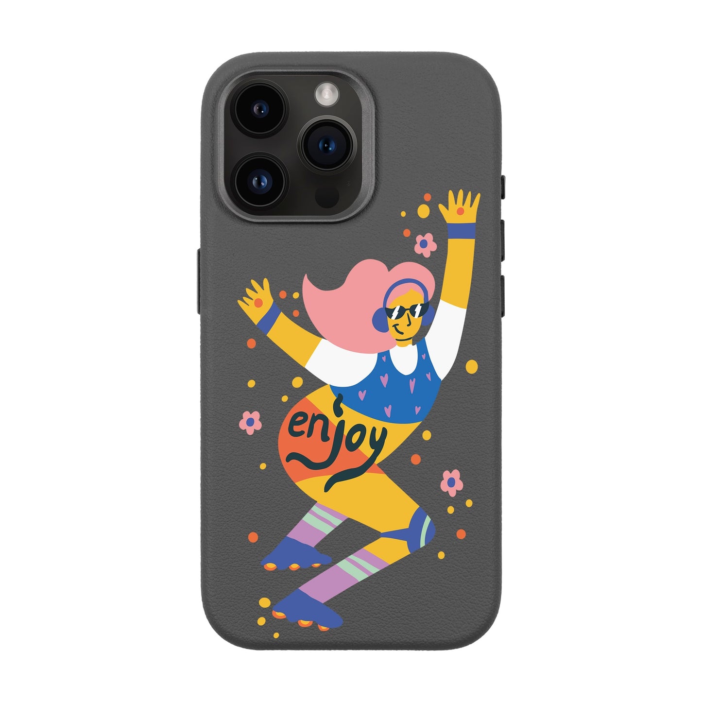 ENJOY-iPhone 14 Pro Max Leather Premium Kılıf MagSafe Özellikli