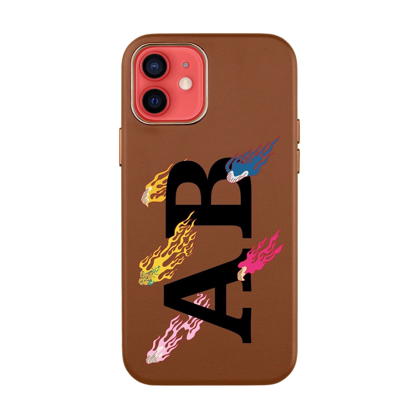 SHOOTİNG STAR KİŞİSELLEŞTİRİLMİŞ-iPhone 12 Mini Leather Kılıf