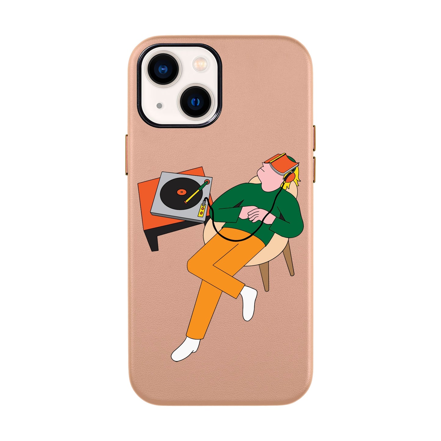LAZY SUNDAY AFTERNOON-iPhone 14 Leather Kılıf