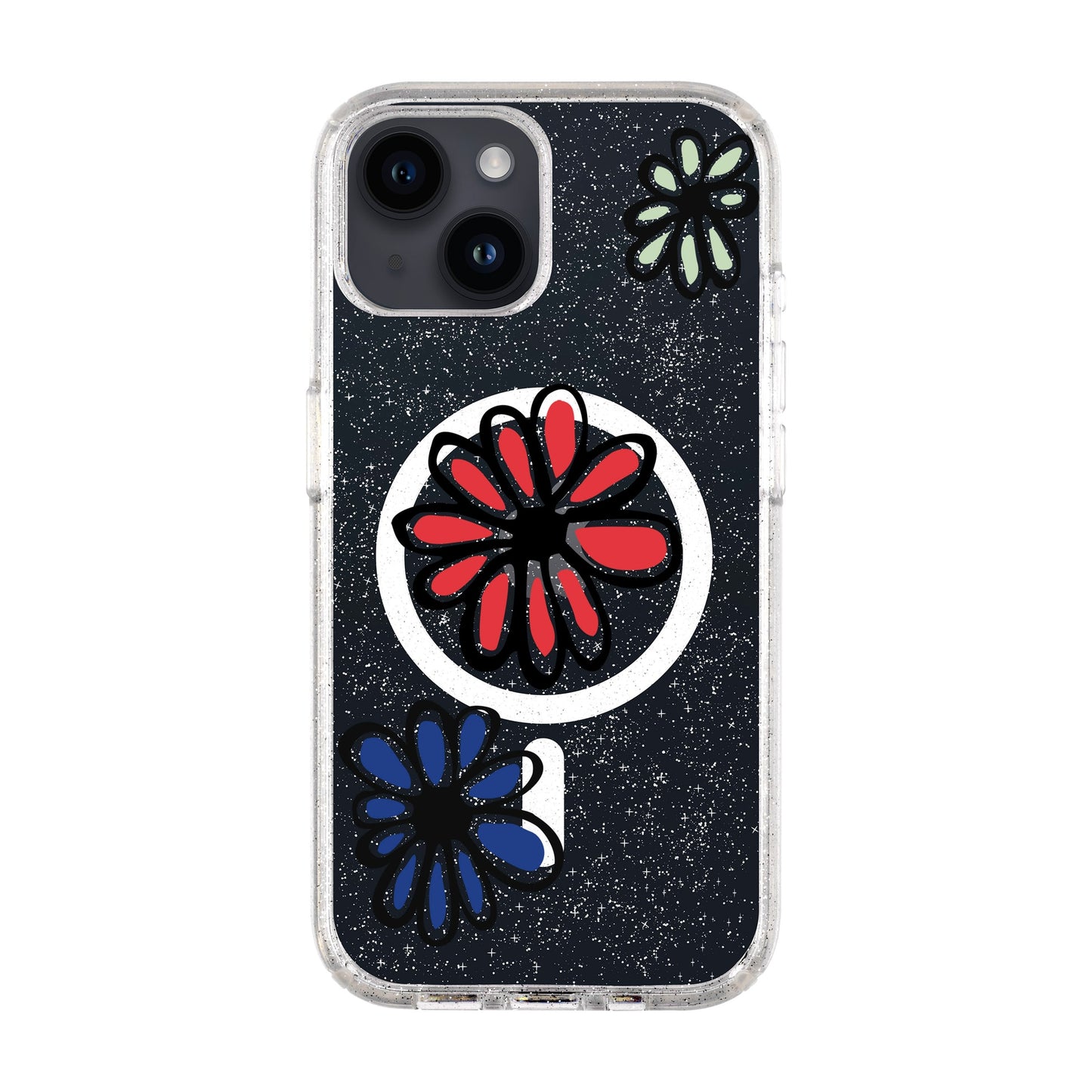 FLORIST-iPhone 14 Shiny Kılıf MagSafe Özellikli