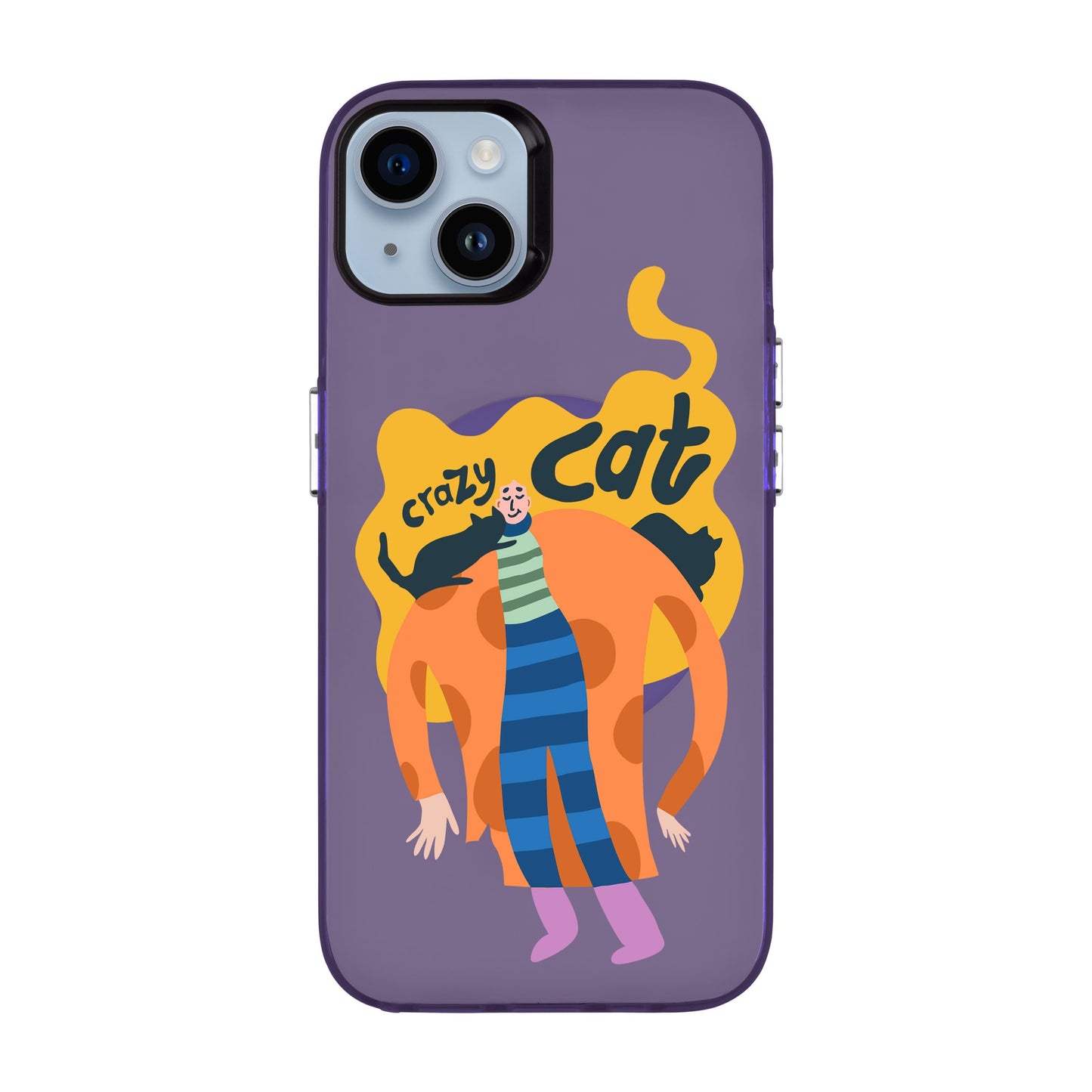 CRAZY CAT-iPhone 14 Plus Hold Kılıf MagSafe Özellikli