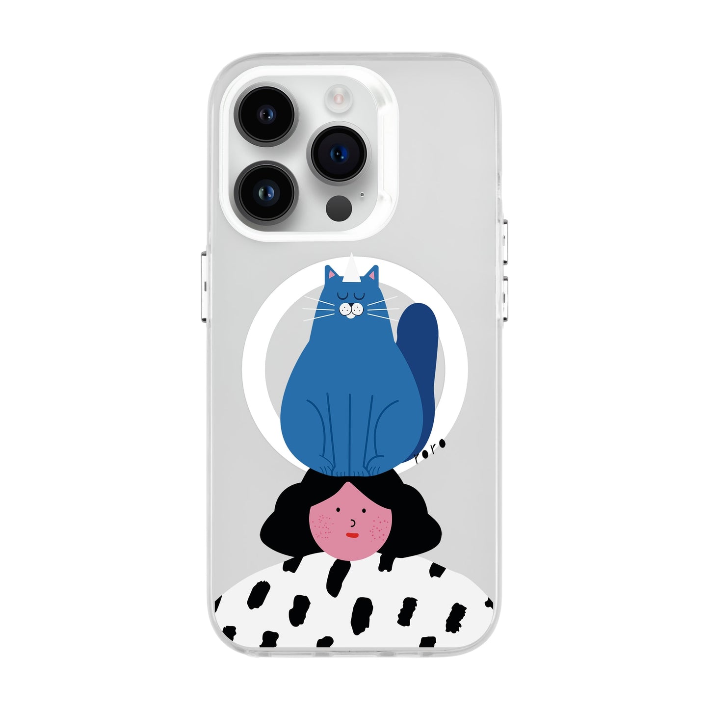 NAUGHTY CAT-iPhone 14 Pro Hold Kılıf MagSafe Özellikli