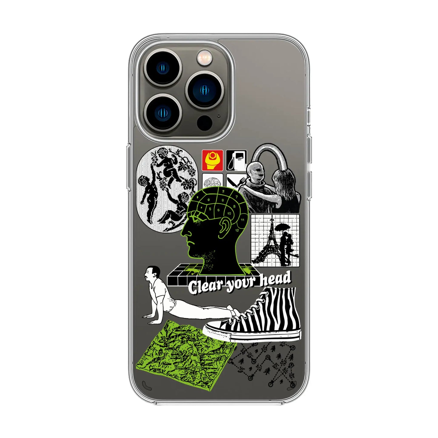 CLEAR YOUR HEAD-iPhone 7 / 8 / SE Solid Kılıf