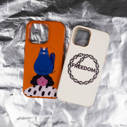 FREEDOM-iPhone 12 Leather Kılıf