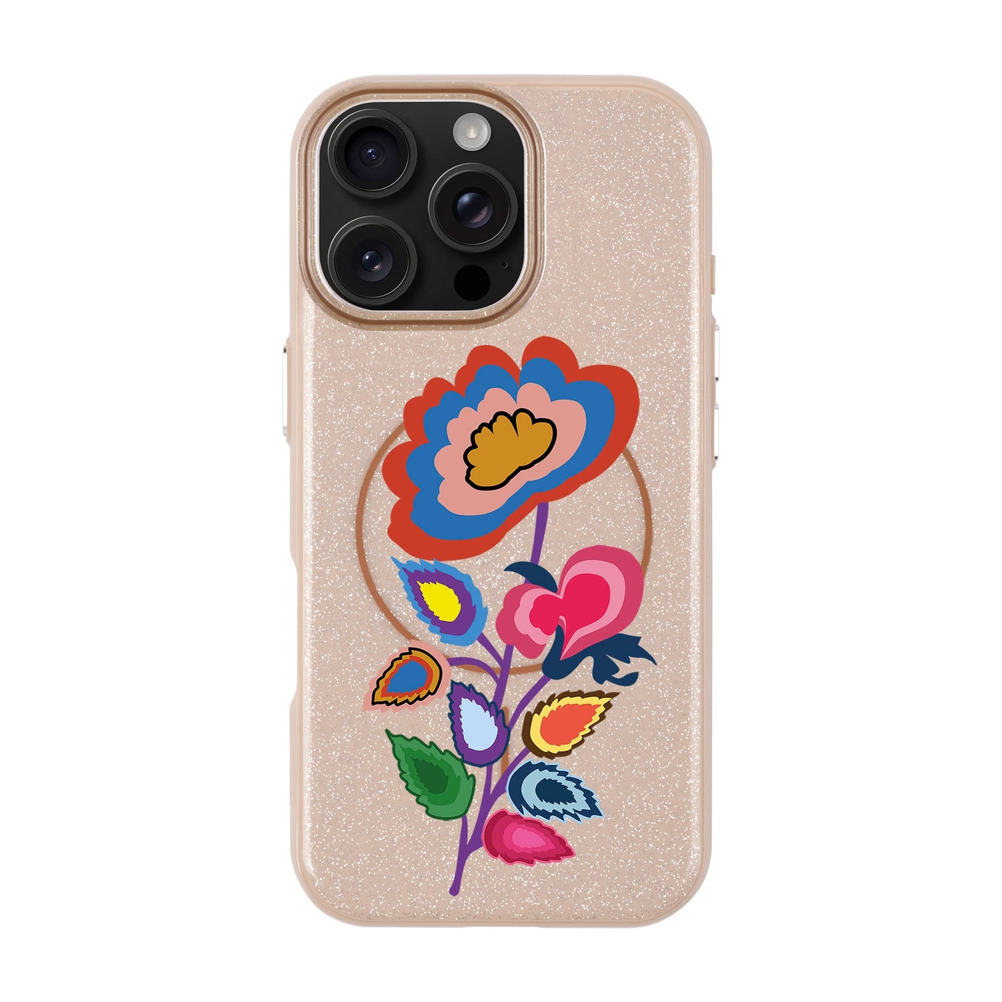 KNITTED FLOWER-iPhone 16 Pro Max Radiant Kılıf MagSafe Özellikli