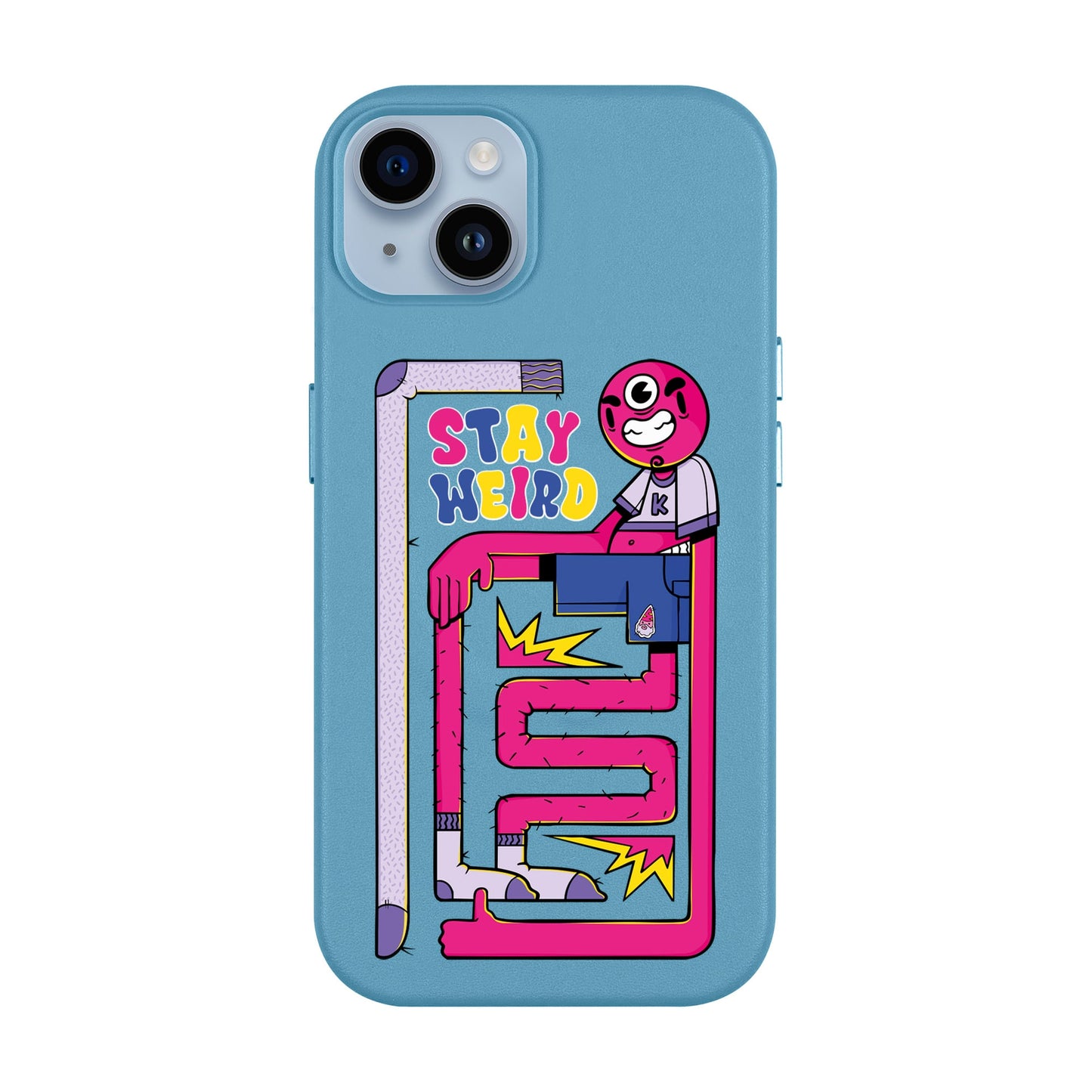OG TOOTHY-iPhone 14 Plus Leather Kılıf MagSafe Özellikli