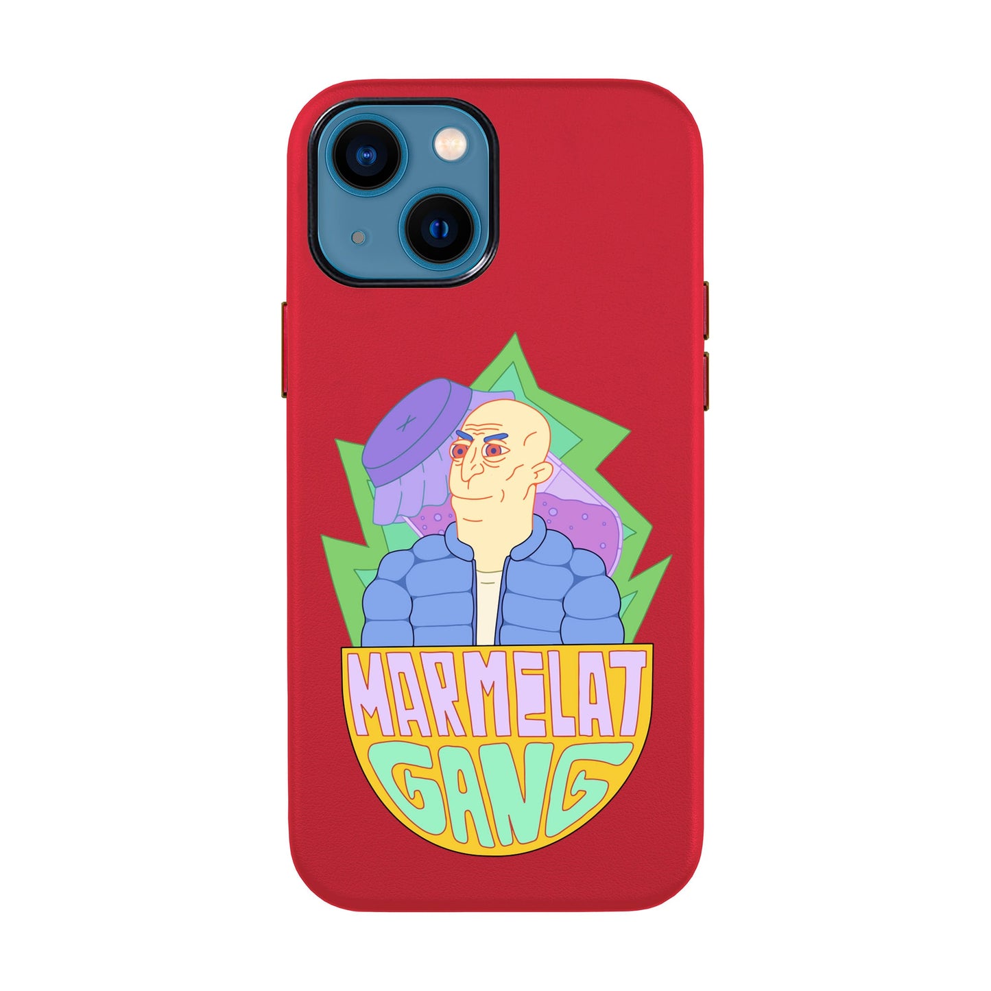 MARMELAT GANG-iPhone 13 Mini Leather Kılıf