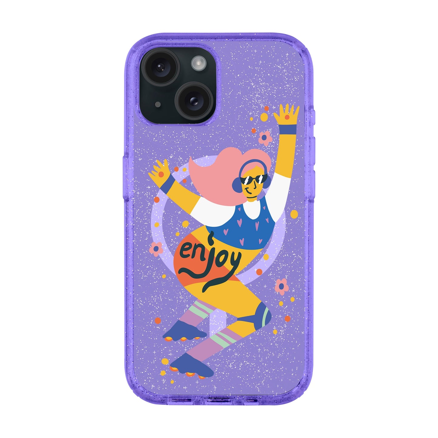 ENJOY-iPhone 14 Plus Shiny Kılıf MagSafe Özellikli