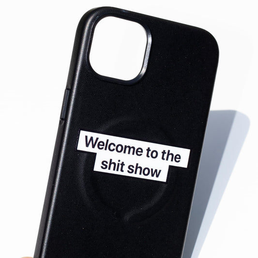 WELCOME-Leather Kılıf MagSafe Özellikli - iPhone 14