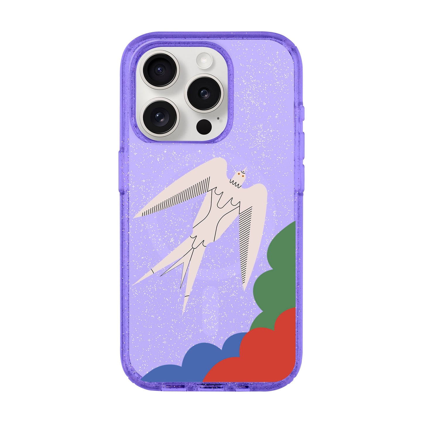 L’OISEAU LIBRE-iPhone 15 Pro Shiny Kılıf MagSafe Özellikli