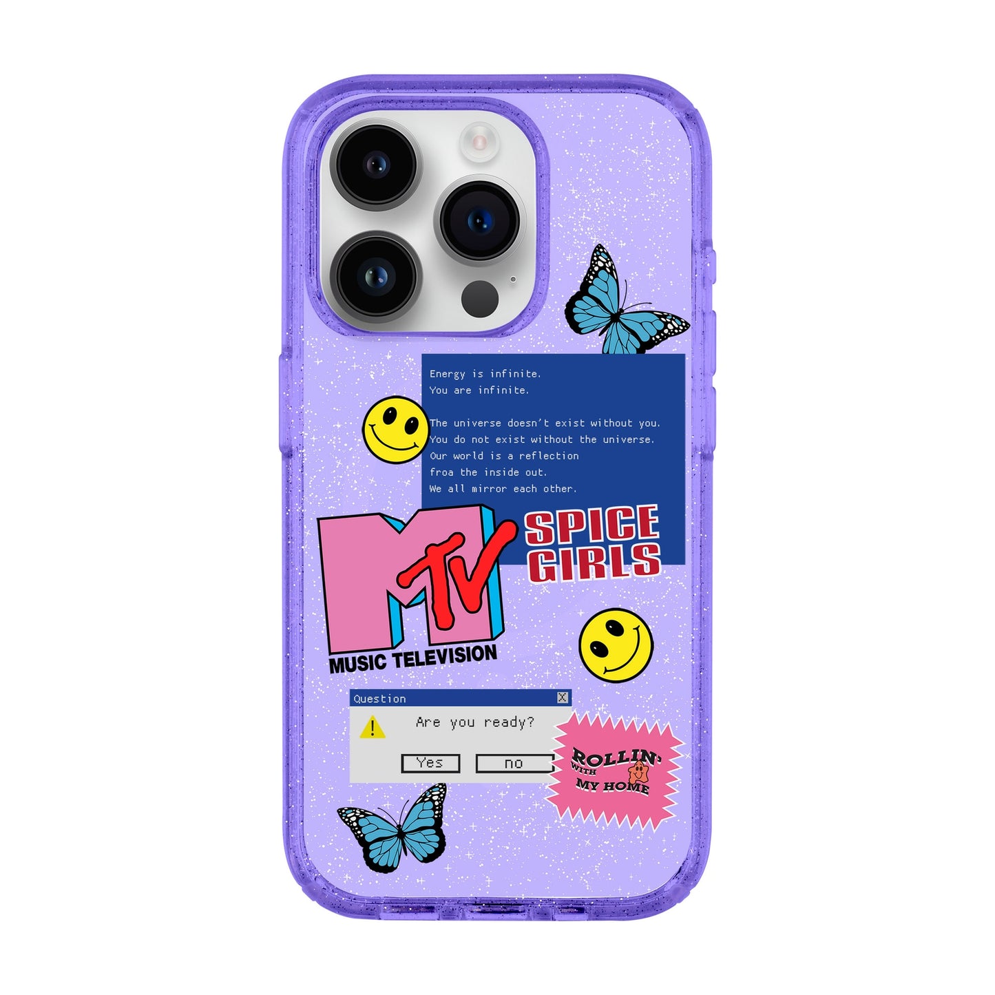 ARE YOU READY-iPhone 14 Pro Shiny Kılıf MagSafe Özellikli