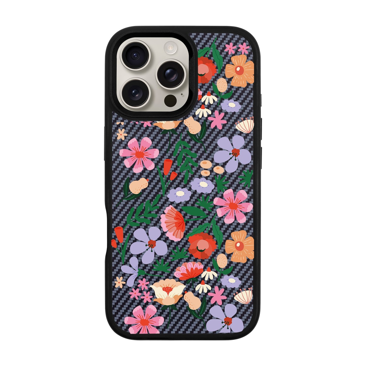 GRACIOUS-iPhone 16 Pro Max Plaid Kılıf MagSafe Özellikli