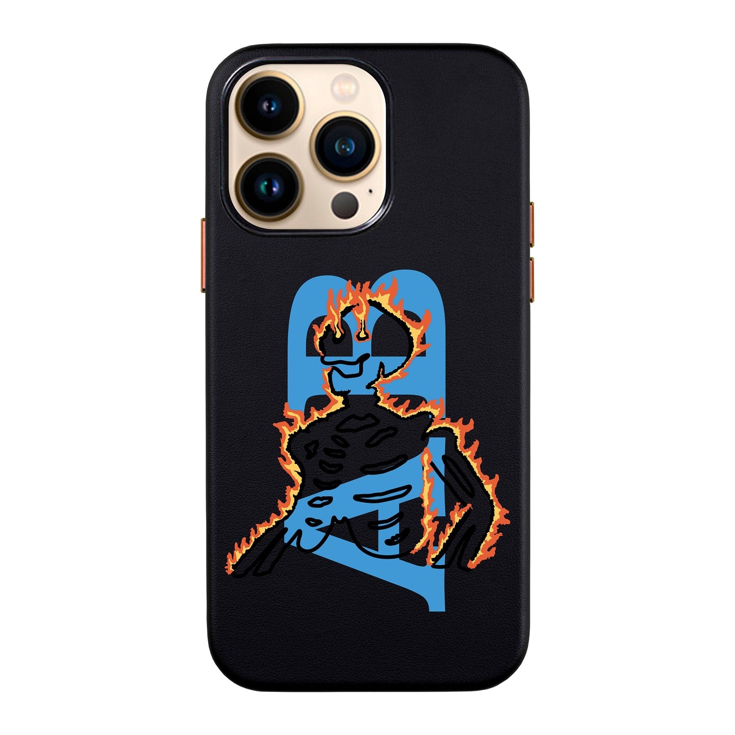 HOT HUMAN KİŞİSELLEŞTİRİLMİŞ-iPhone 13 Pro Max Leather Kılıf