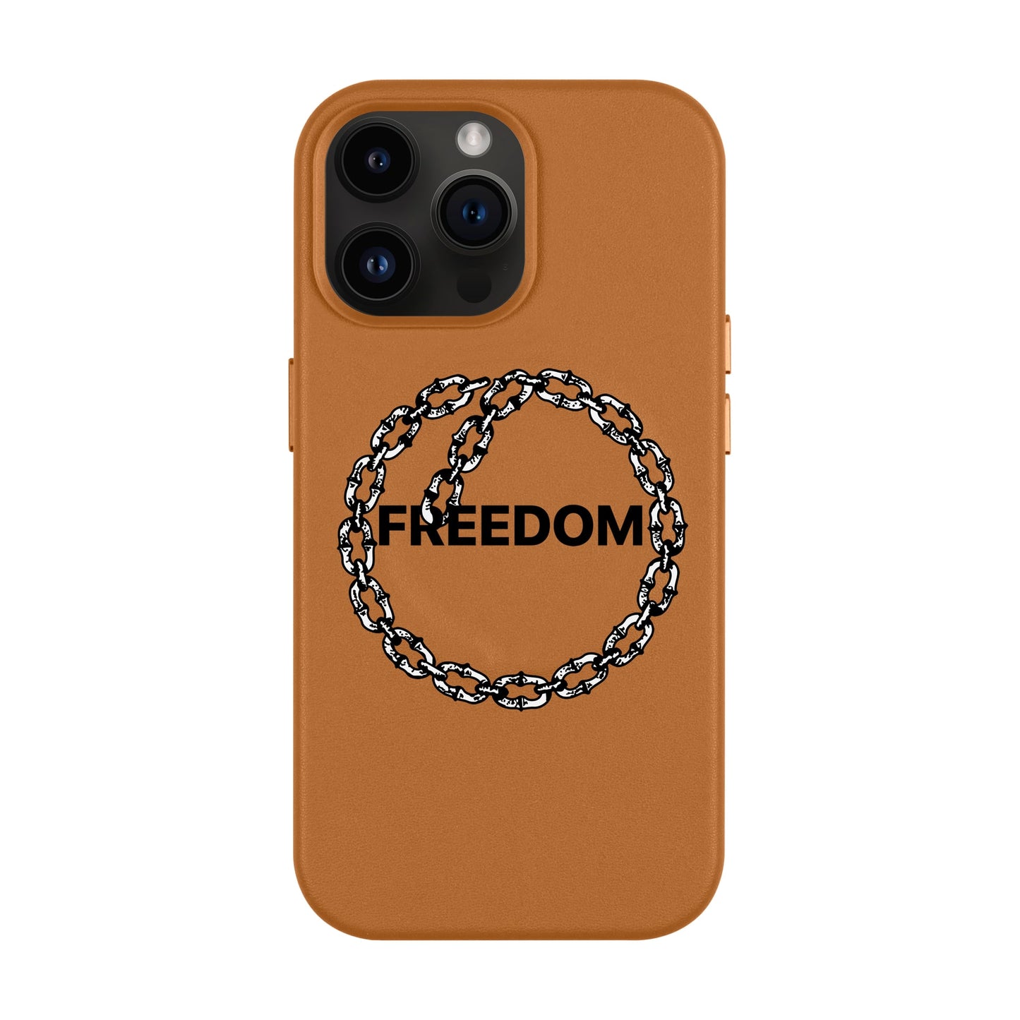 FREEDOM-iPhone 14 Pro Max Leather Kılıf MagSafe Özellikli