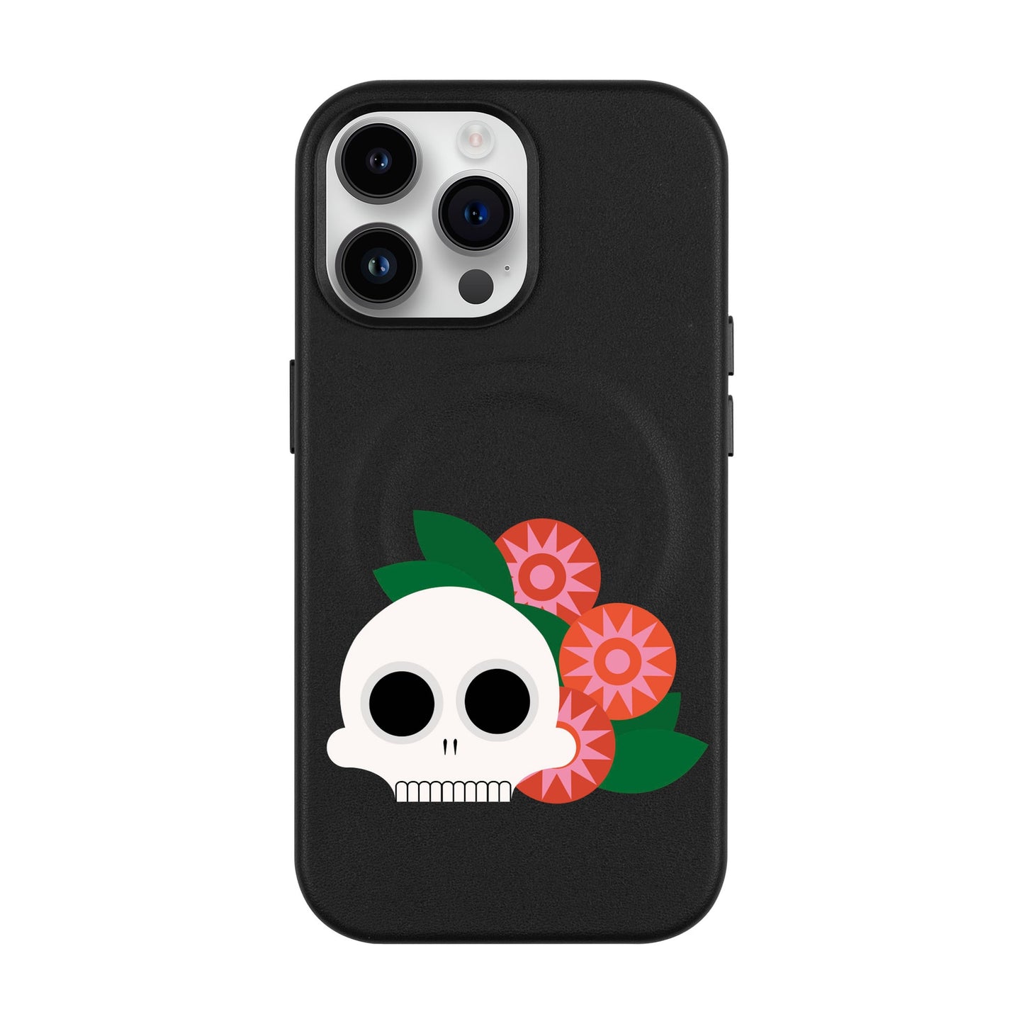 MEMENTO BLOOM-iPhone 14 Pro Max Leather Kılıf MagSafe Özellikli