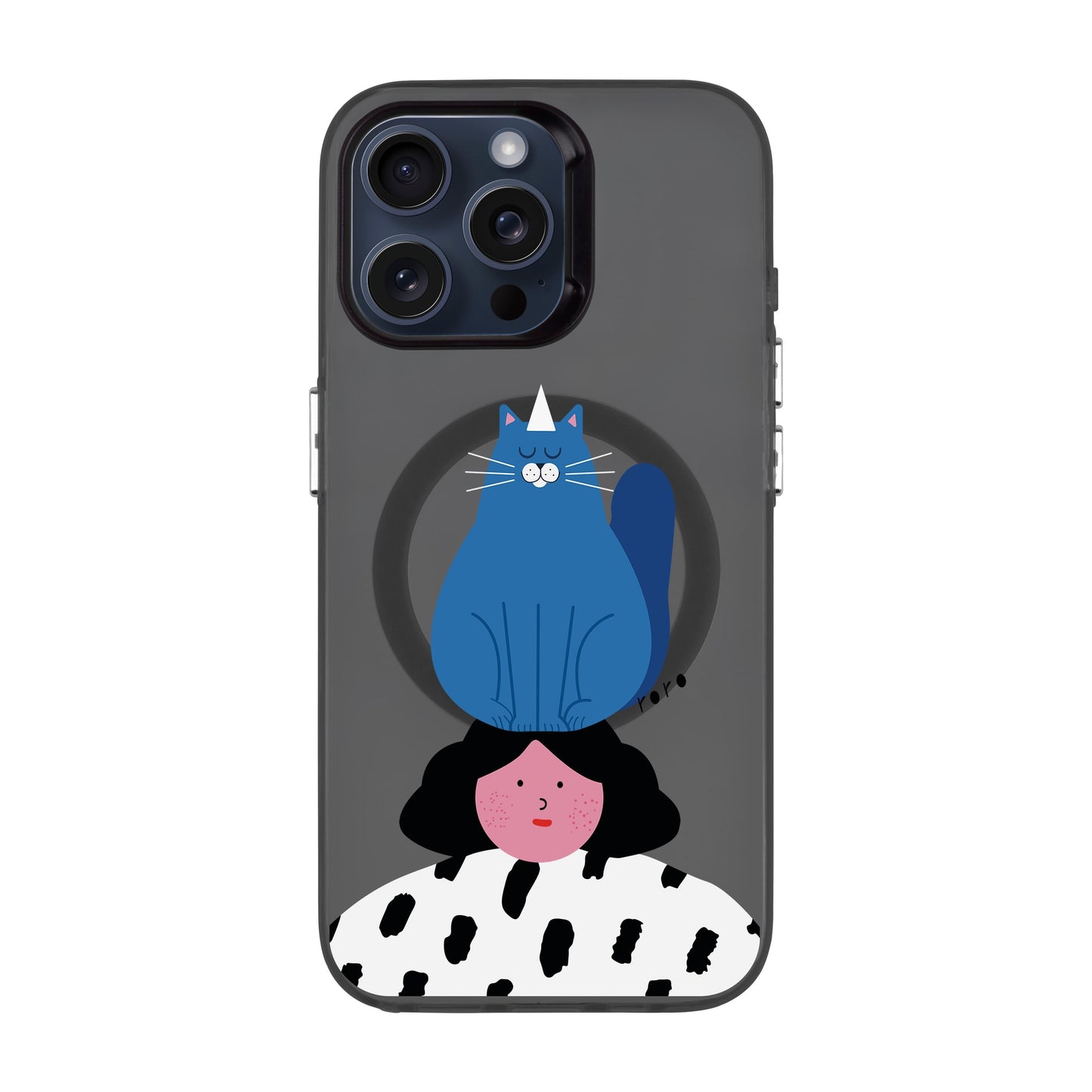 NAUGHTY CAT-iPhone 15 Pro Max Hold Kılıf MagSafe Özellikli