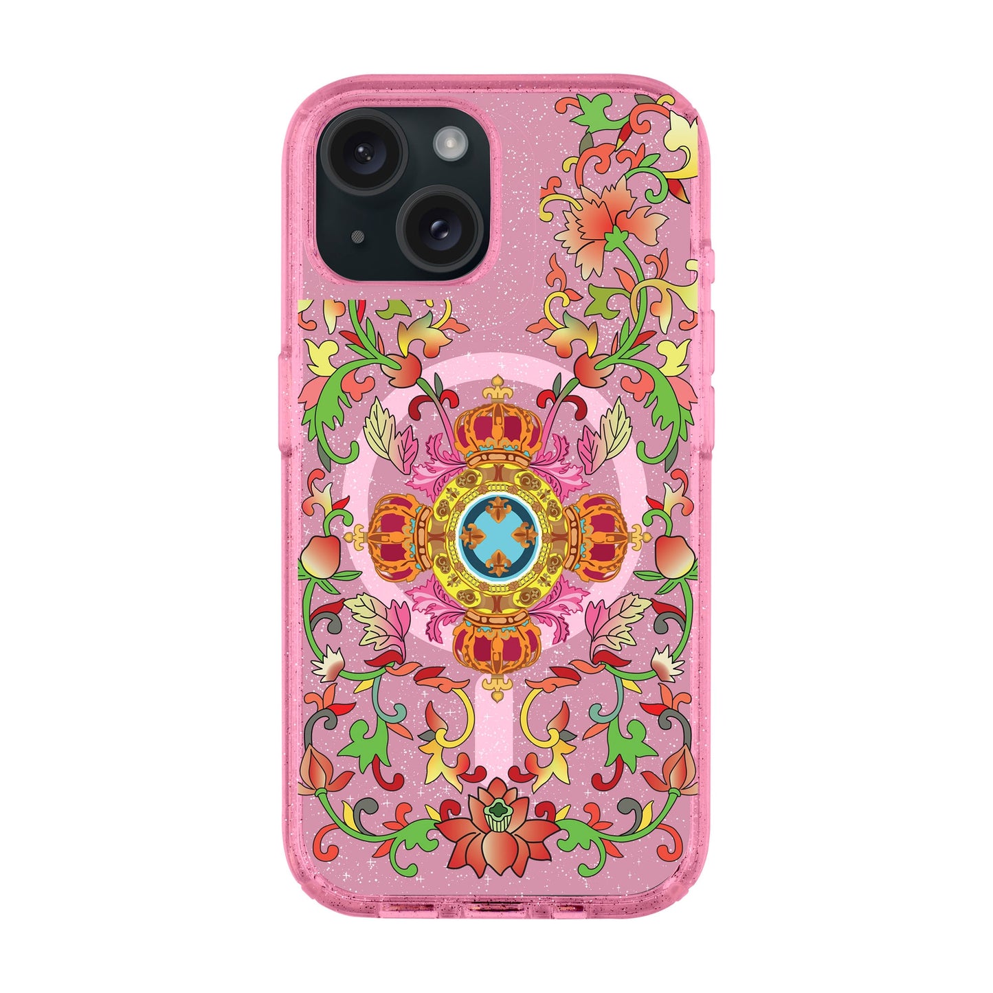 SPIRAL-iPhone 15 Shiny Kılıf MagSafe Özellikli