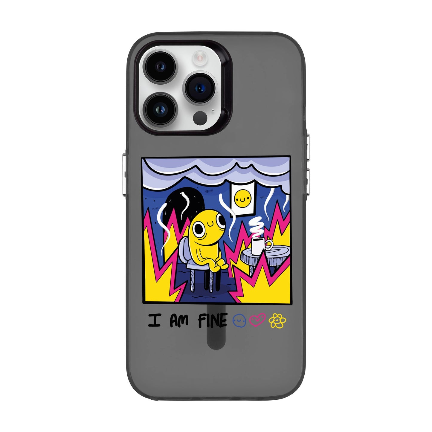 I AM FINE-iPhone 13 Pro Max Hold Kılıf MagSafe Özellikli