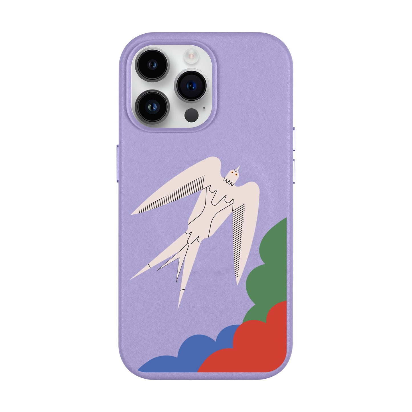 L’OISEAU LIBRE-iPhone 14 Pro Max Leather Kılıf MagSafe Özellikli